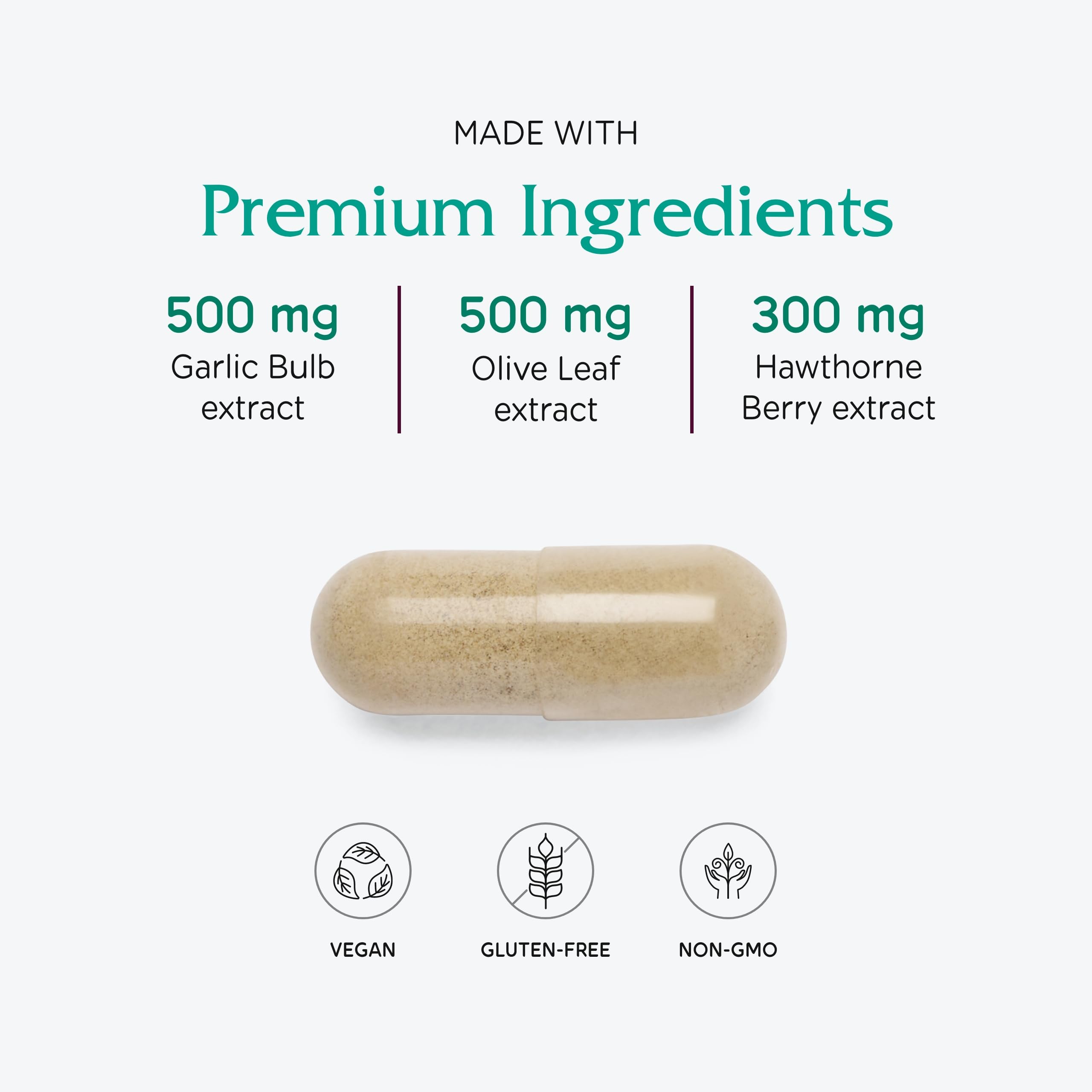 Vitanica VasoBlend - Heart Health Supplement with Folic Acid, Magnesium, CoQ10 & Terminalia Arjuna Bark - Heart Health Supplement - Consumer Line - 90 Vegan Caps Vitanica buy supplements canada