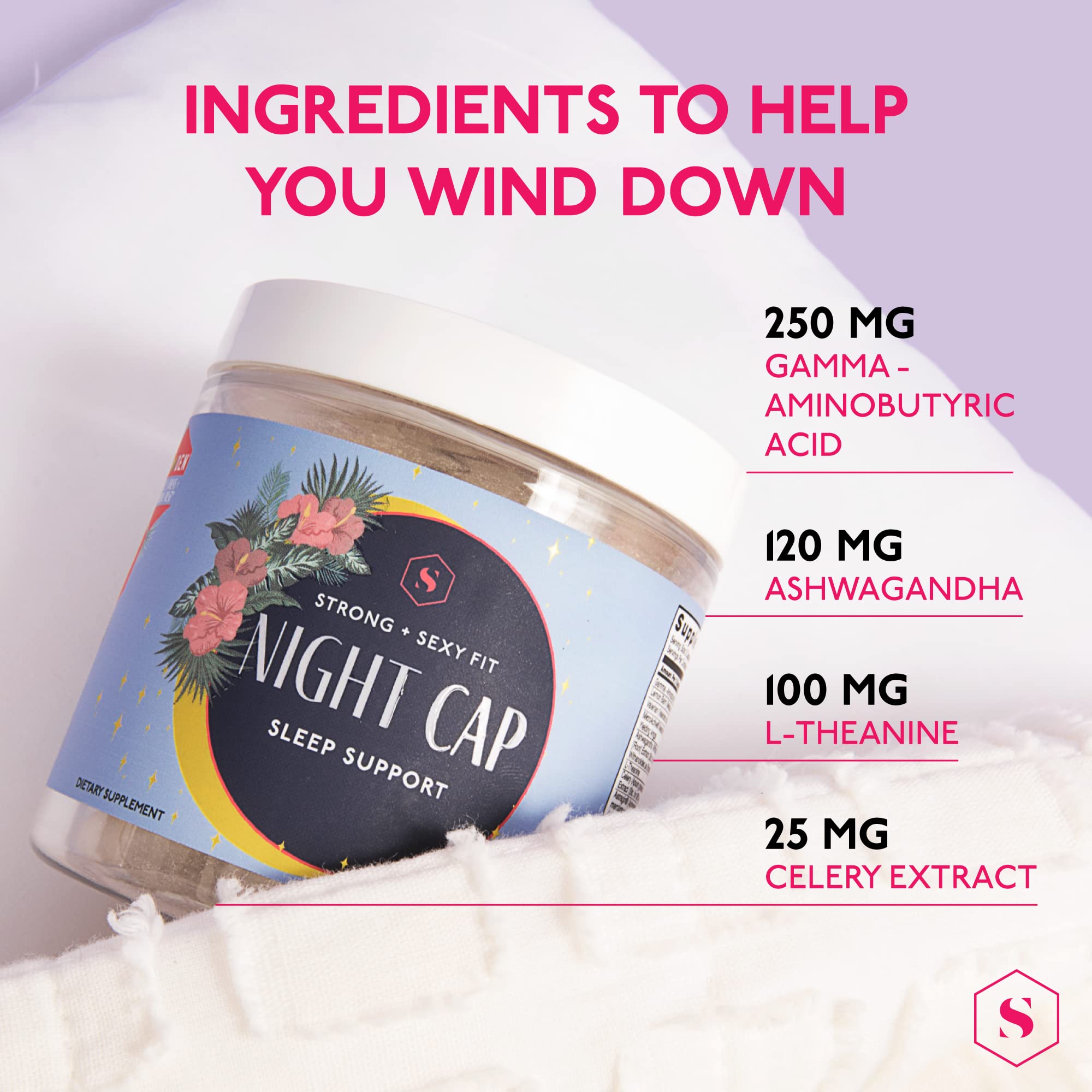 Strong + Sexy Fit Night Cap Sleep Support, Supplement to Help You Fall Asleep Faster Strong + Sexy Fit buy supplements canada