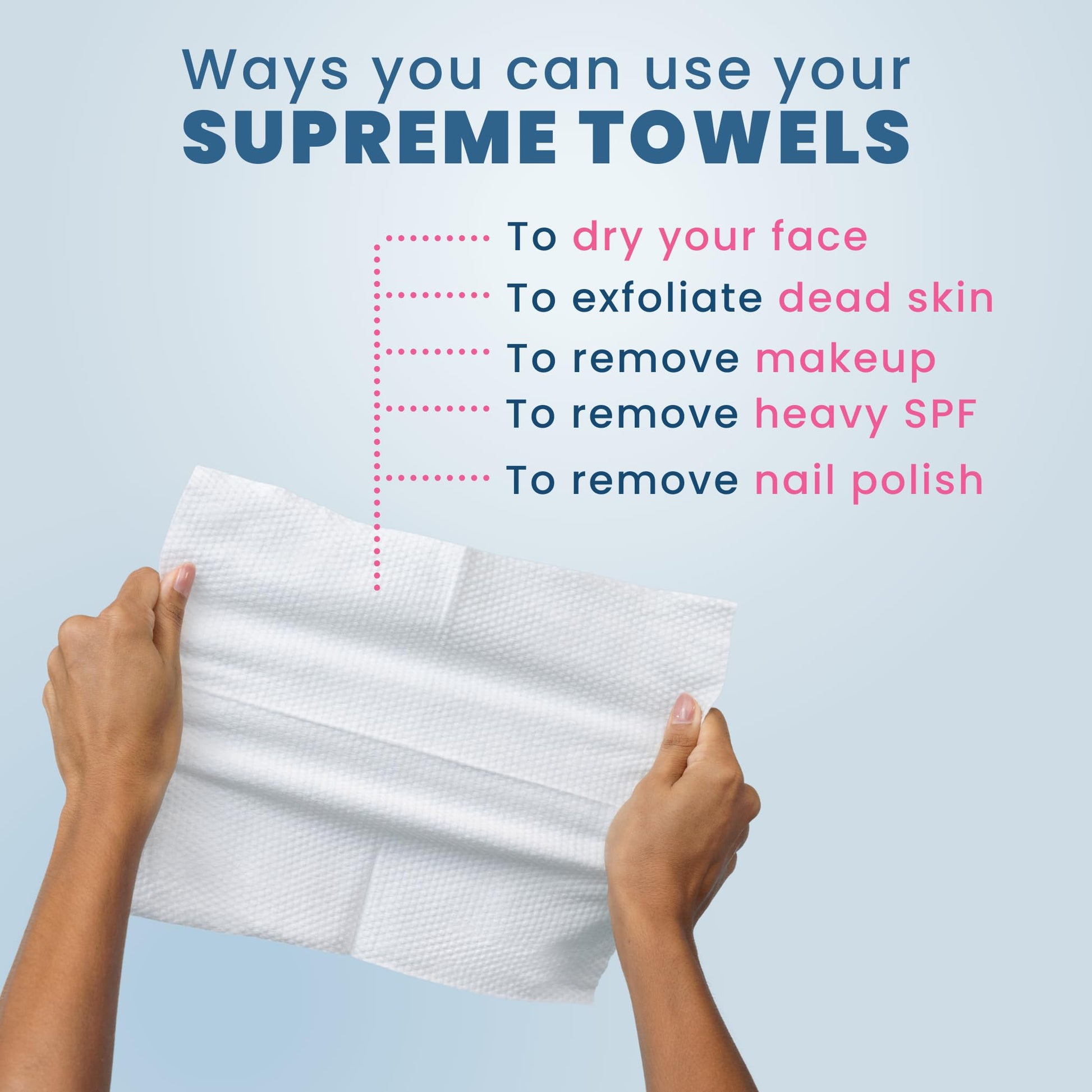 Clean Skin Club Clean Towels XL Supreme, 50 Count, Absorbent, Gentle CLEAN SKIN CLUB buy supplements canada