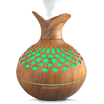 Aroma Diffuser for Essential Oils, Ultrasonic Aromatherapy Flower Oil Diffuser, Modern Cool Mist Renewgoo buy supplements canada