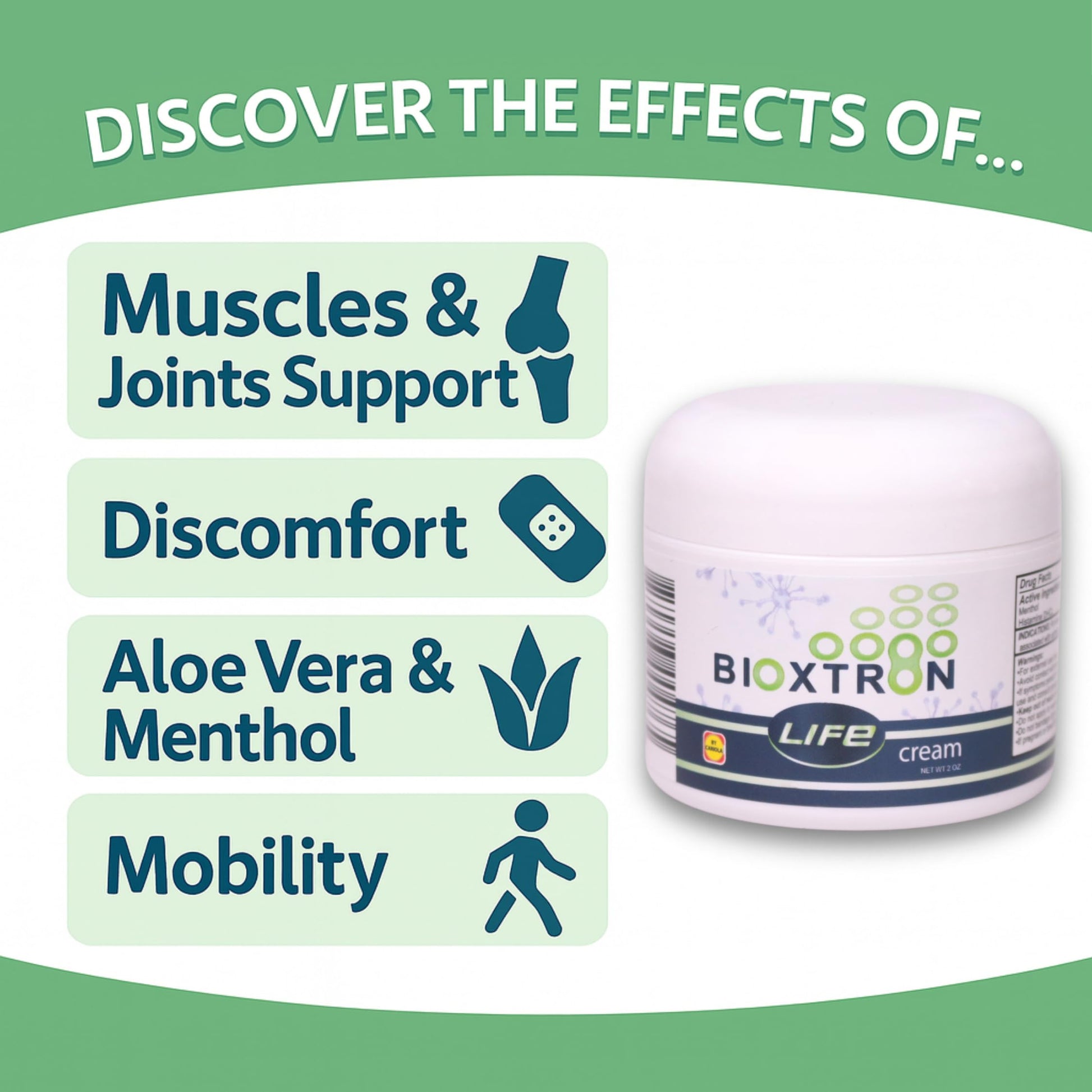 Bioxtron Life Cream Natural AFA Stem Cell Supplement 2 oz - Joint Pain - Muscle Pain - Fatigue Bioxtron buy supplements canada