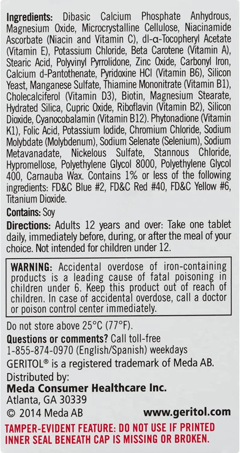 Geritol Complete Tablets, 100 Count (Pack of 3) Geritol buy supplements canada