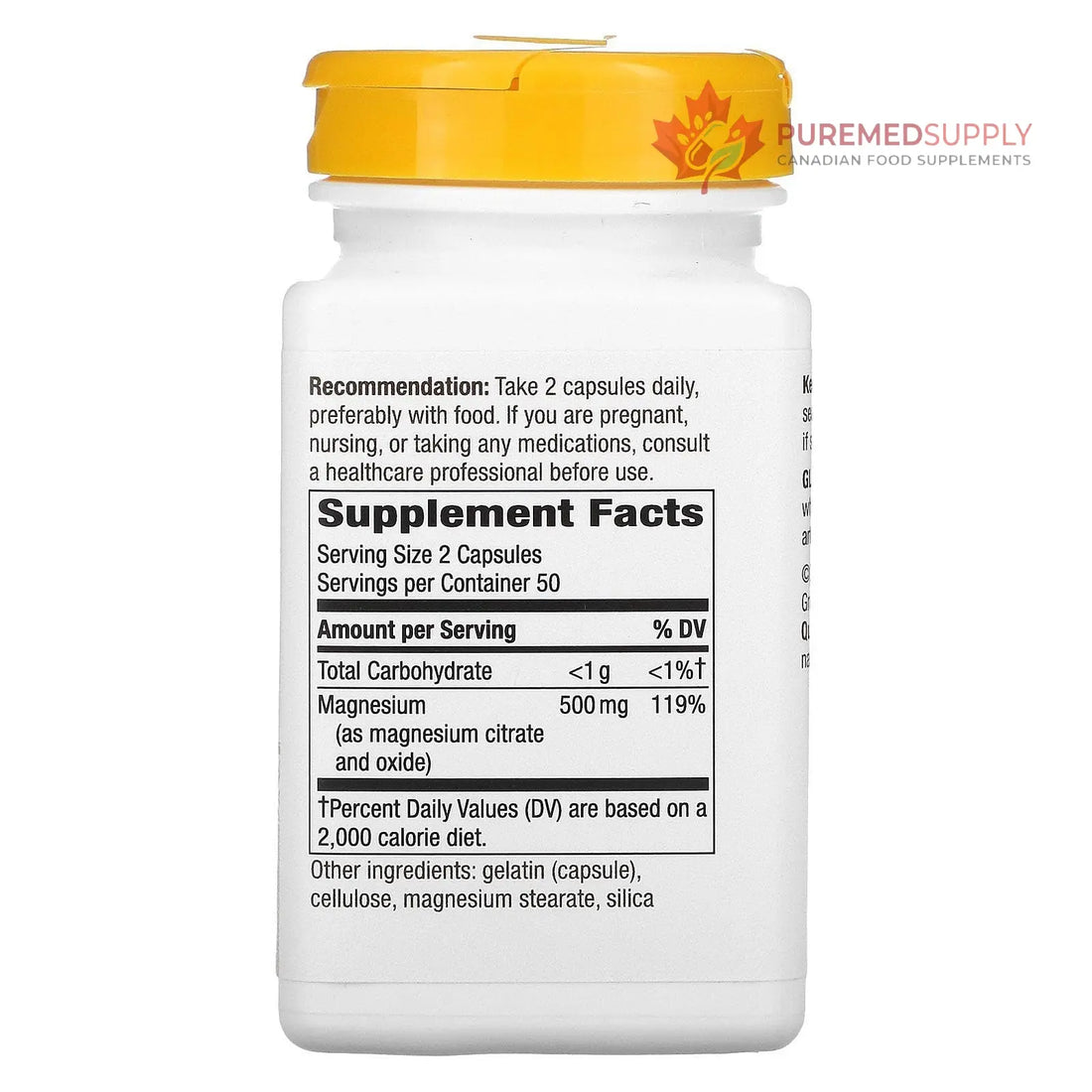 Natures Way Magnesium Complex, 100 ct Nature's Way buy supplements canada