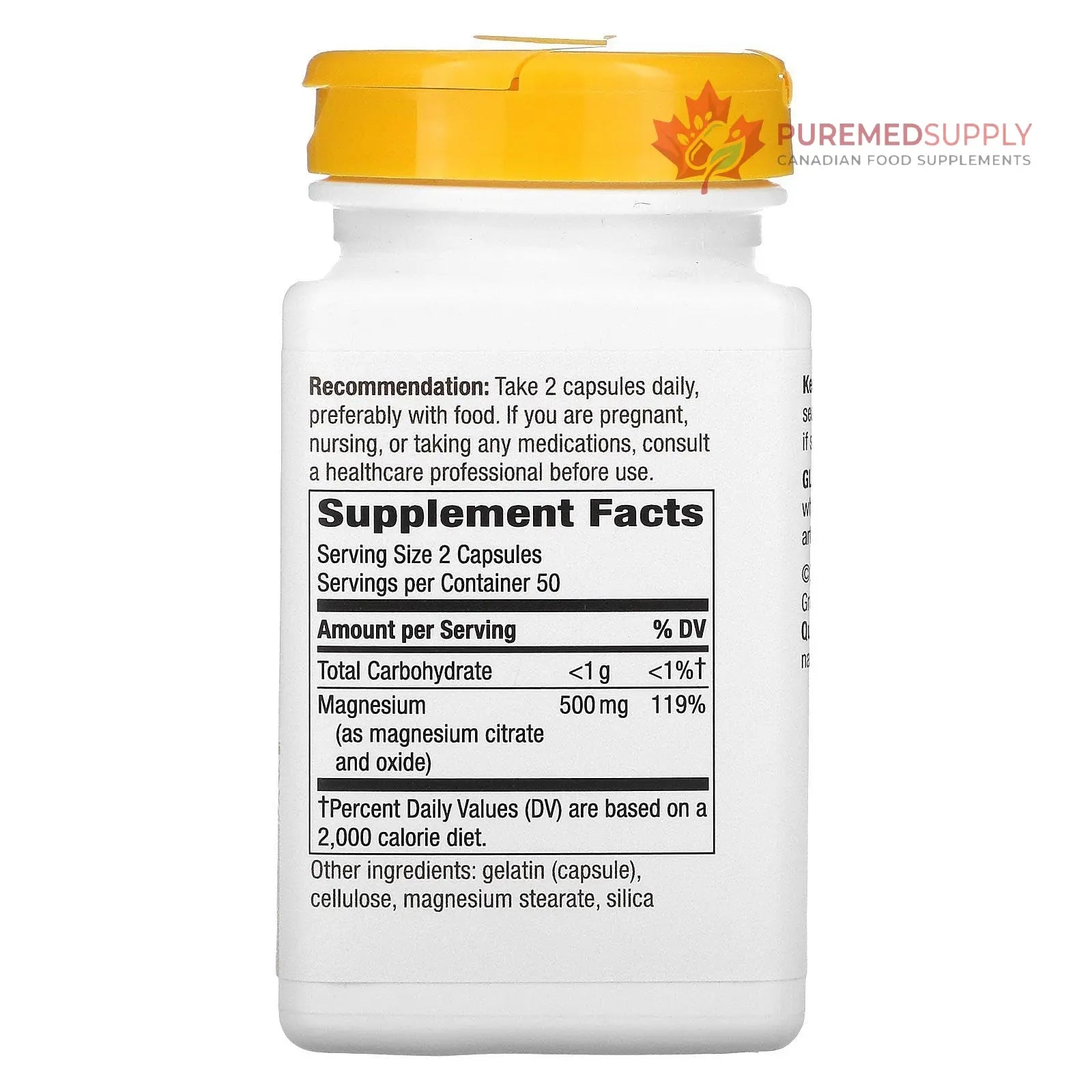 Natures Way Magnesium Complex, 100 ct Nature's Way buy supplements canada