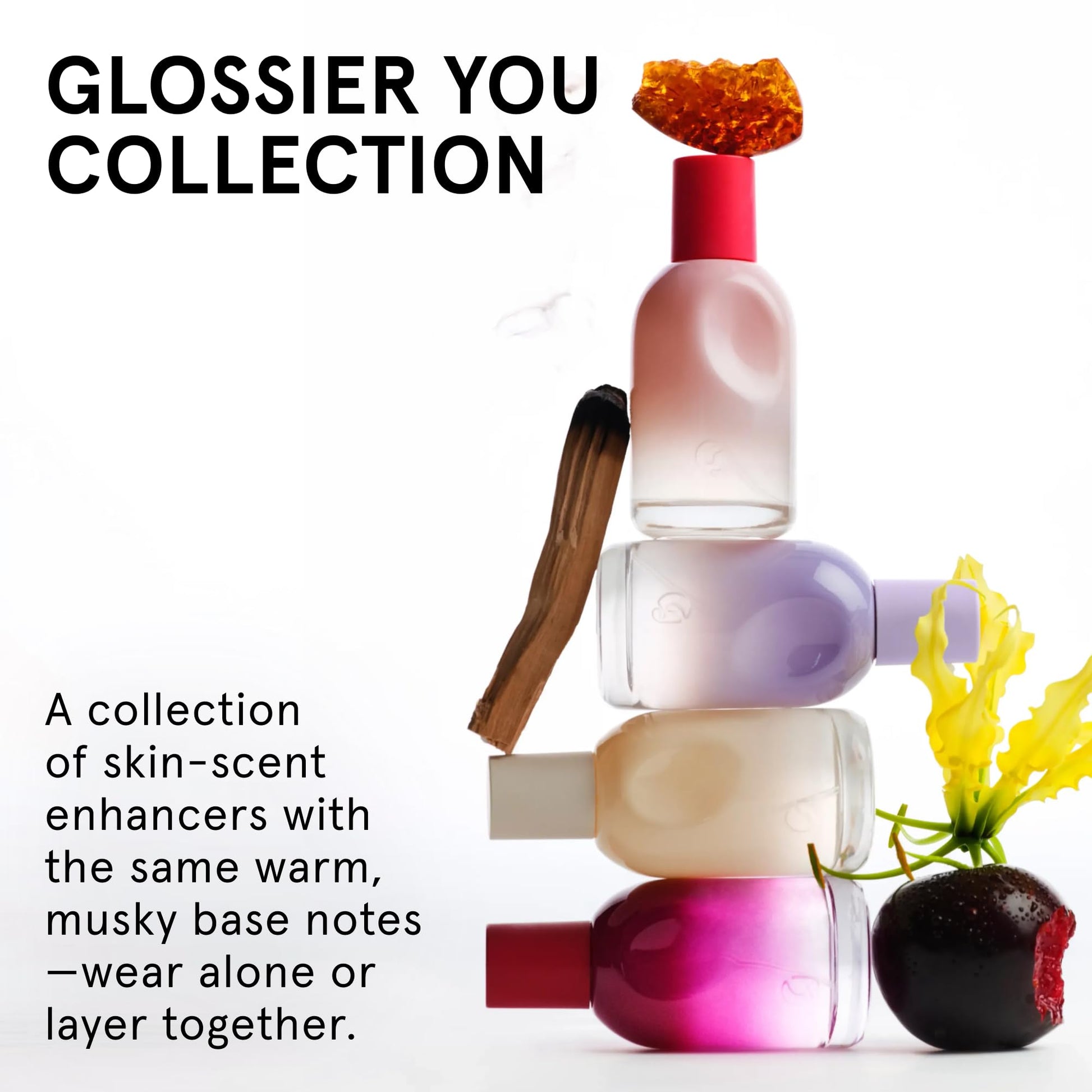 Glossier You Eau de Parfum - Unisex Fragrance for Men & Women, Skin-Scent Enhancer Smells Different on Everyone - Musky, Warm & Spicy Perfume with Pink Pepper, Iris & Ambrox Base Notes, 50ml Glossier buy supplements canada
