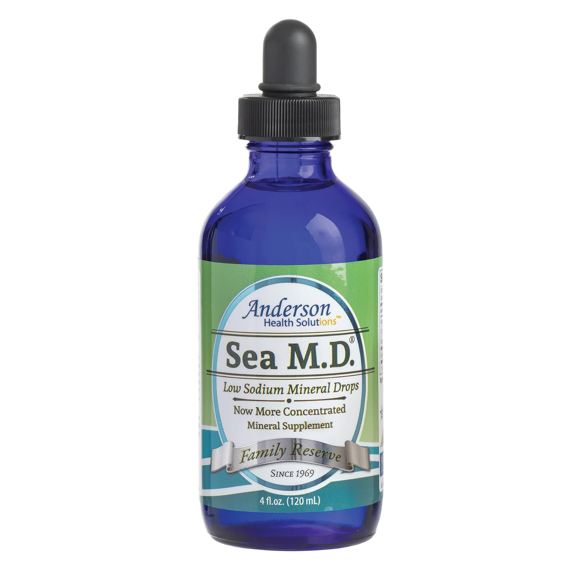 Anderson Sea M.D. Concentrated Trace Mineral Drops, 79 Trace Minerals with Magnesium, Sodium and Chloride Electrolytes - Supports Hydration, Energy Mineral Resources International, Inc. buy supplements canada