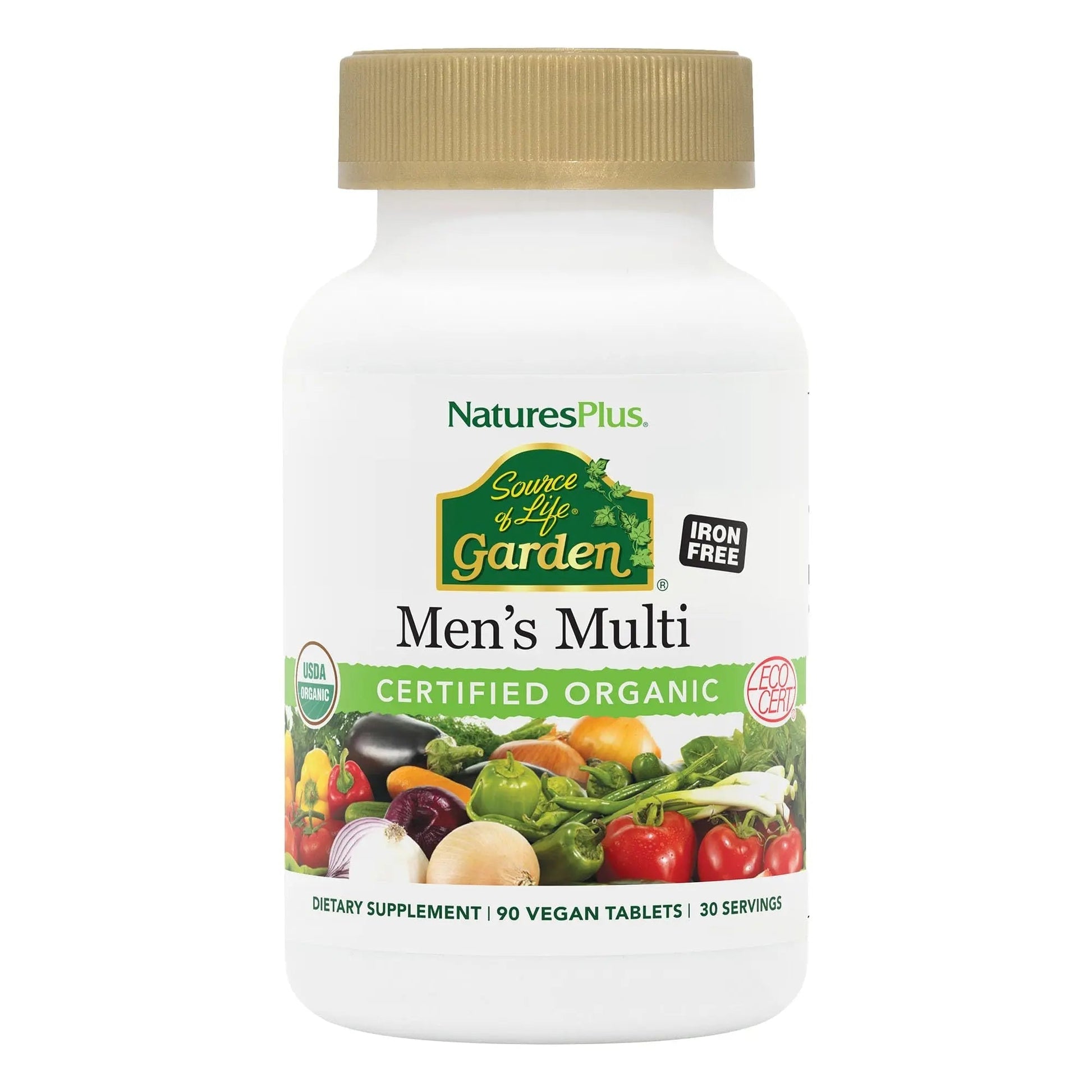 NaturesPlus Source of Life Garden Men’s Multivitamin - 90 Tablets - Supports Energy & Healthy Immune System Nature's Plus buy supplements canada