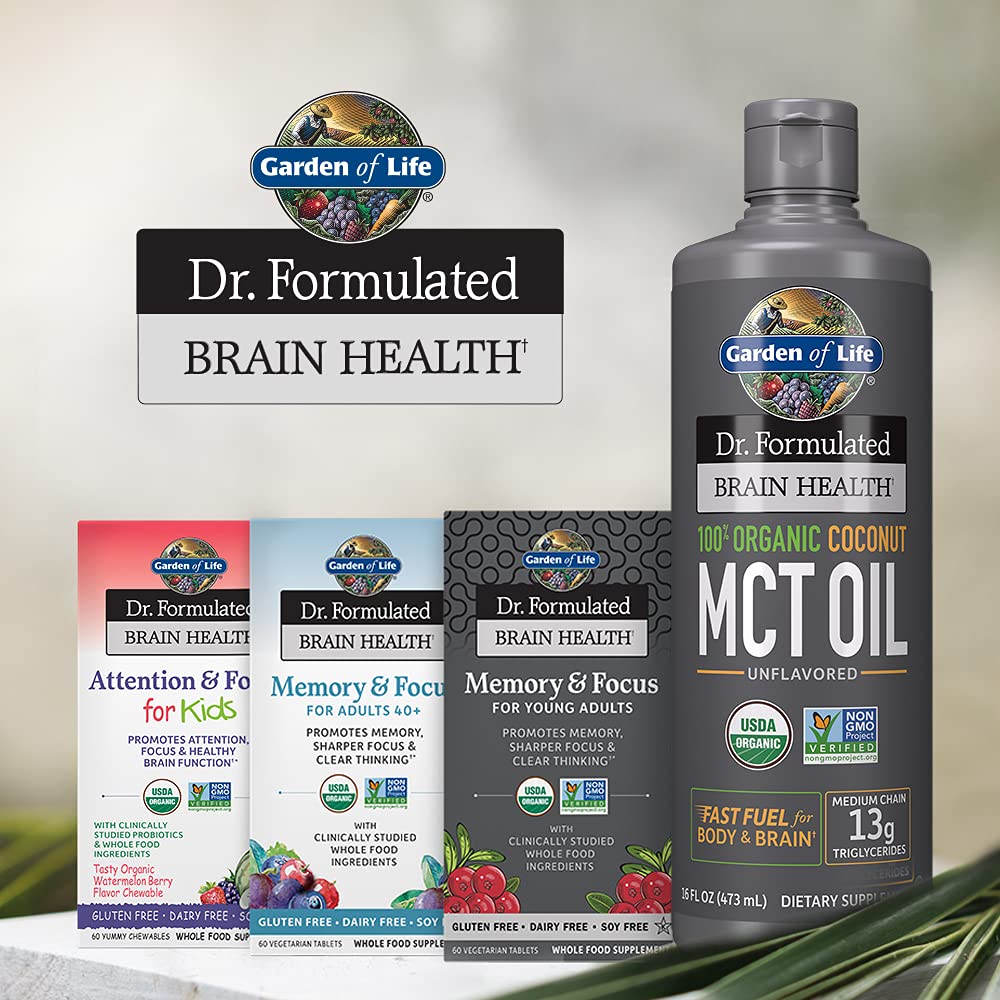 Garden of Life Dr. Formulated Organic Brain Health Memory & Focus for Adults 40+ 60 Tablets Garden of Life buy supplements canada