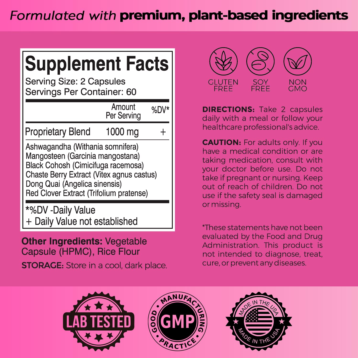 Perimenopause & Menopause Support Supplement for Women – Multi‑Symptom Relief with Black Cohosh & Red Clover Isoflavones | Ashwagandha Adaptogen & Herbal Blend | Hormone Balance Support | 120 Capsules SelecWell buy supplements canada