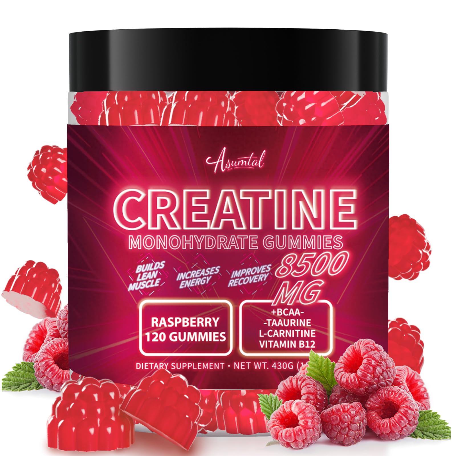 Asumtal Creatine Monohydrate Gummies for Men & Women, Creatine Monohydrate Supplement for Muscle Growth, Strength & Energy Support Asumtal buy supplements canada