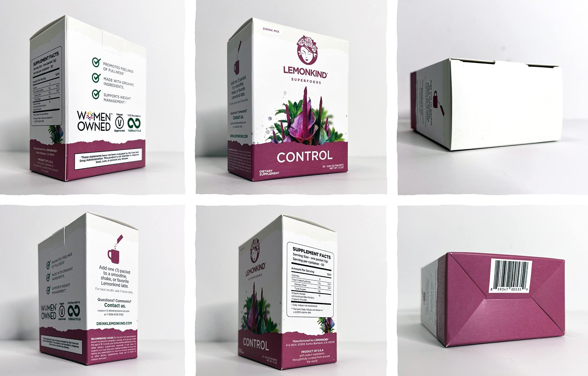 LEMONKIND Organic Zero Calorie Control - Healthy Supplement for Controling Snacking LEMONKIND buy supplements canada