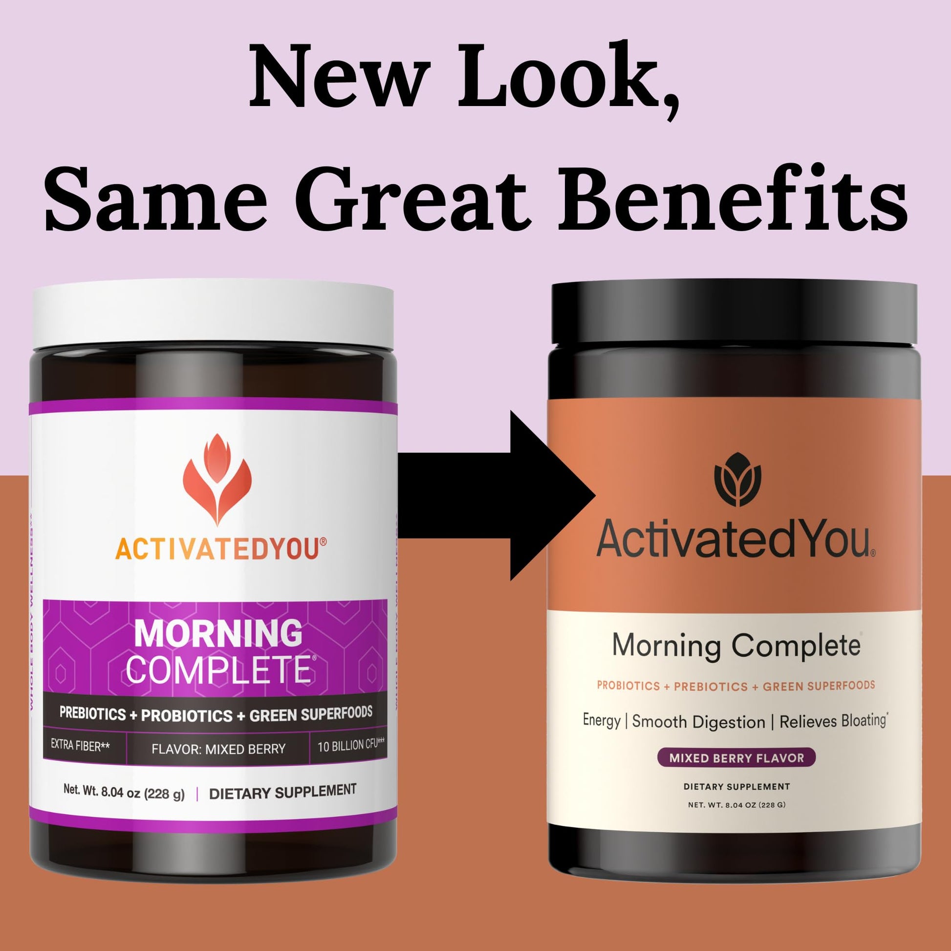 ACTIVATEDYOU Morning Complete Super Greens Powder Drink Mix - Gut Health Boost with Prebiotics, Probiotics, & Antioxidants - 10 Billion CFUs, Mixed Berry Flavor - Greens Superfood Powder - 3 Pack ACTIVATEDYOU buy supplements canada