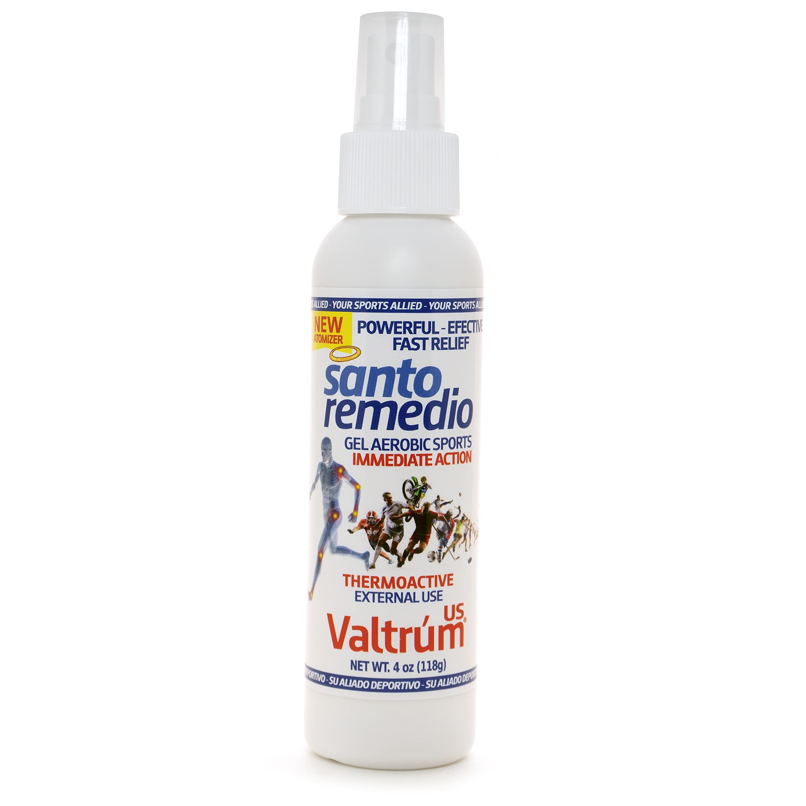 Valtrum Santo Remedio Pain Relief Spray, 4 Oz Valtrum buy supplements canada