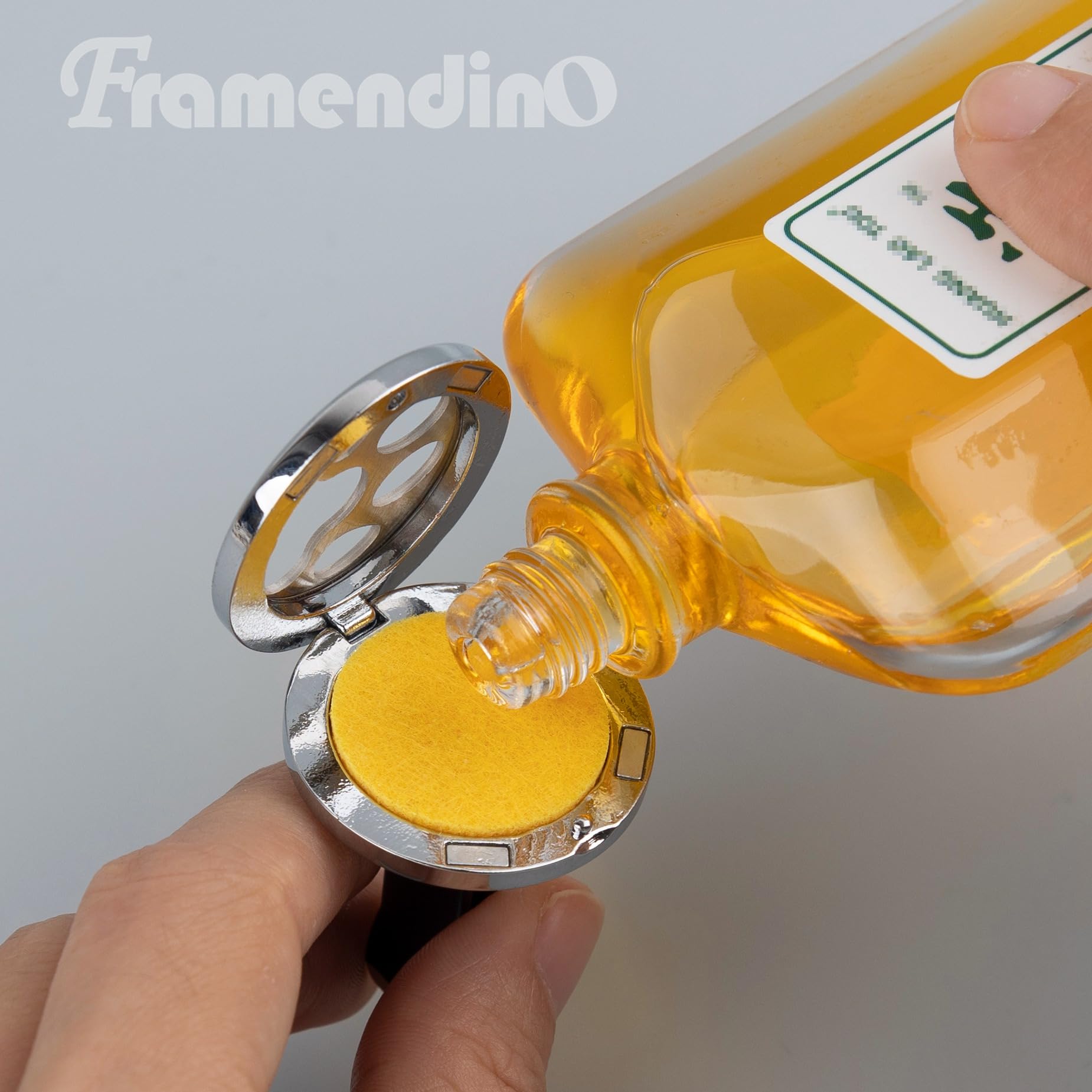 Framendino, 2 Pack Dog Paw Print Locket for Essential Oil Diffuser with 20 Felt Refill Pads Framendino buy supplements canada