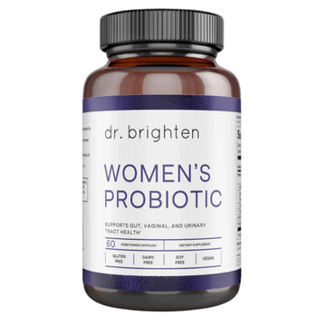 Dr. Brighten Women’s Probiotic - Probiotics, Prebiotics with Antioxidants & Sunfiber for Healthy Hormones, Balanced Female Microbiome, Ovaries and Immune Health - 60 Capsules Dr. Brighten buy supplements canada