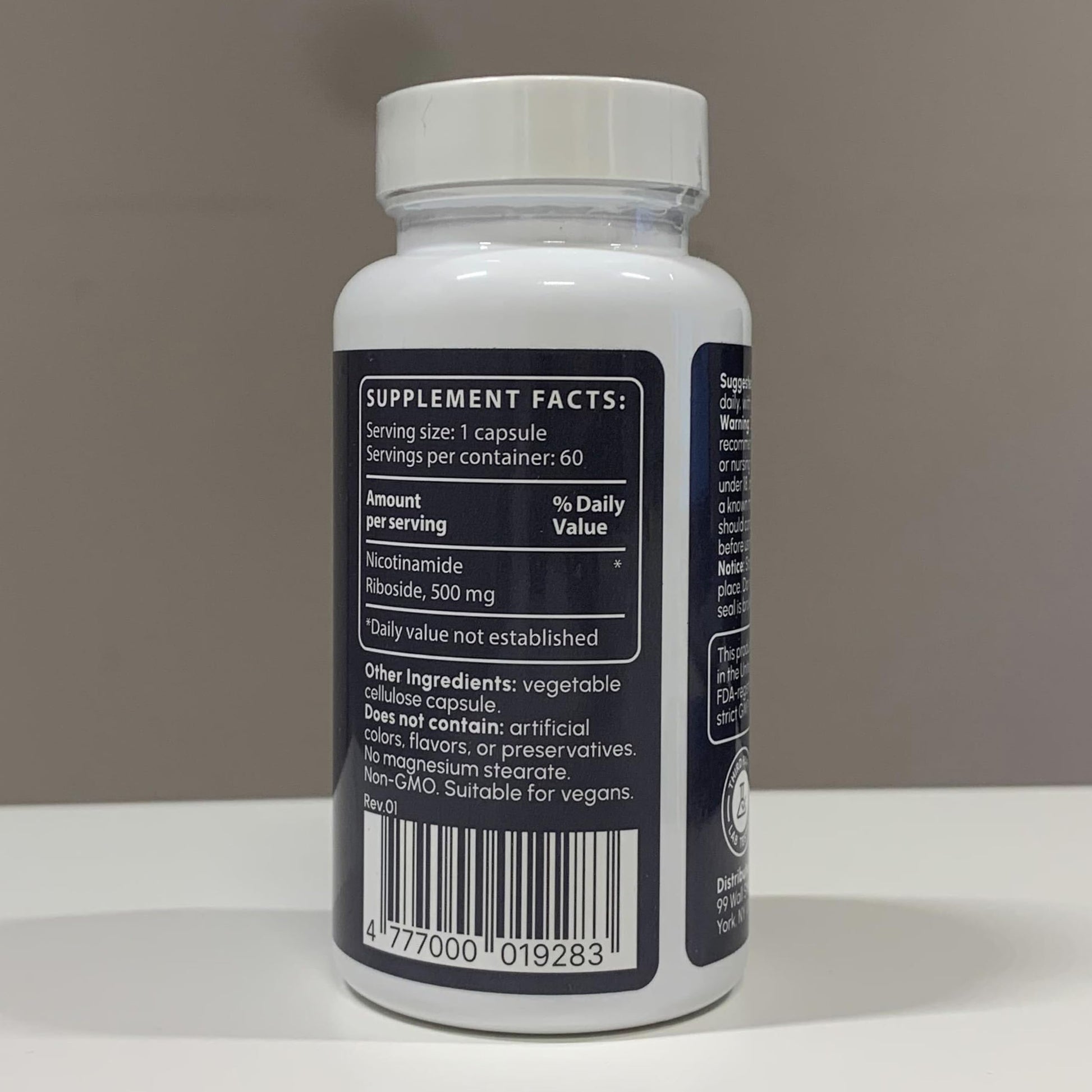 partiQlar Nicotinamide Riboside (NR) 500mg – NR Supplement for Cellular Health, Anti-Aging, Energy & Metabolism Support – 2-Month Supply (60 Capsules) partiQlar buy supplements canada