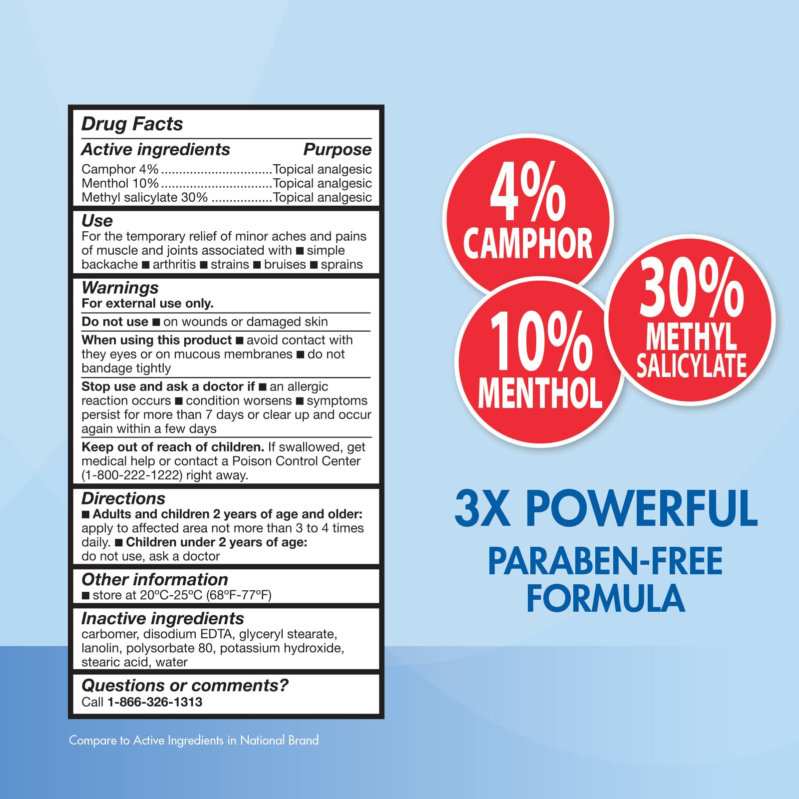 HealthWise Pain Relief Cream | Ultra OTC Strength | 4% Camphor + 10% Menthol + 30% Methly Saliclylate | Non-Greasy Formula | 4.0 Oz | Topical Analgesic HealthWise buy supplements canada