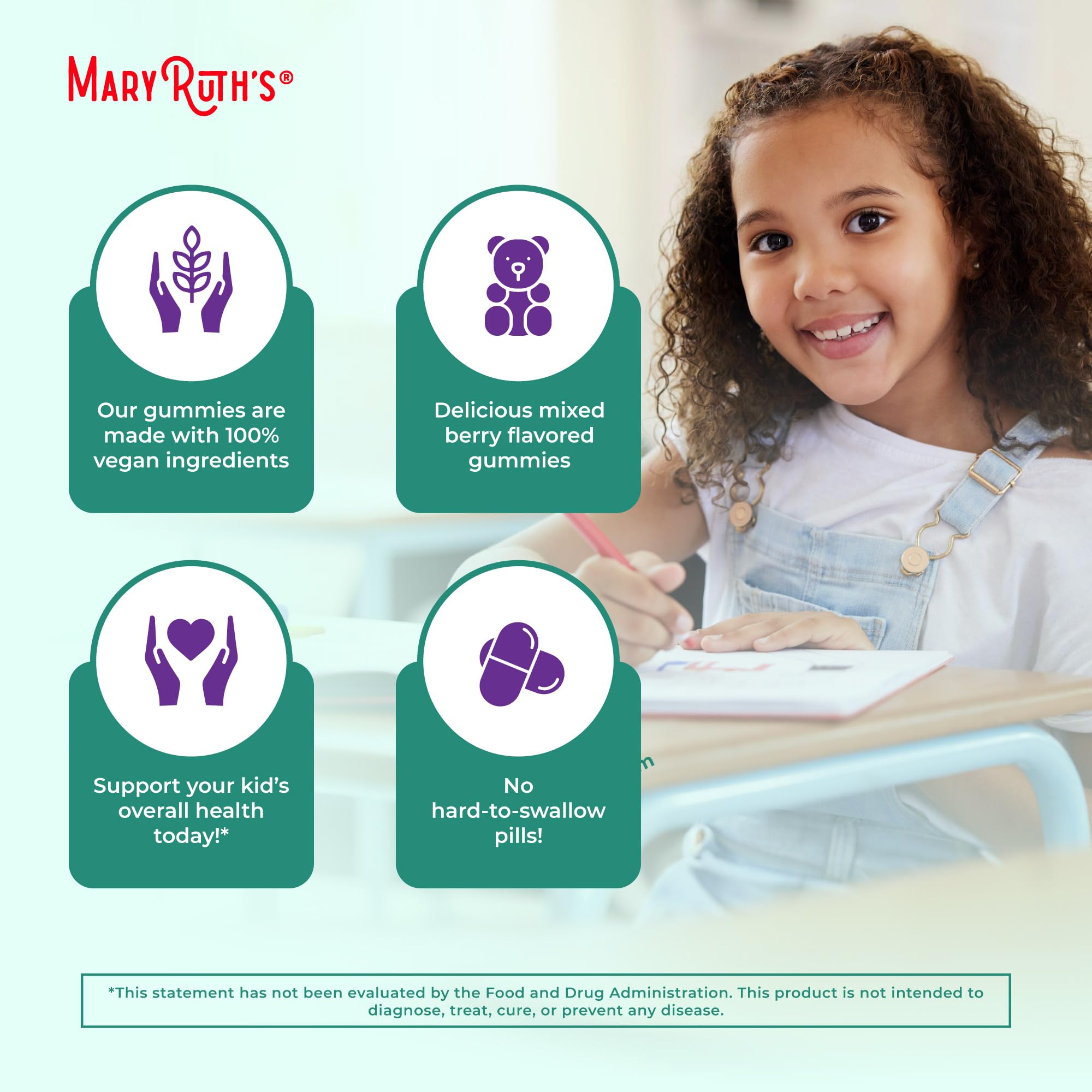 MaryRuth Organics Kids Immune Support Gummies | USDA Organic | Vitamin C, Zinc, and Elderberry Gummies for Kids| Immune Support for Ages 4+ | Vegan MARYRUTH'S buy supplements canada