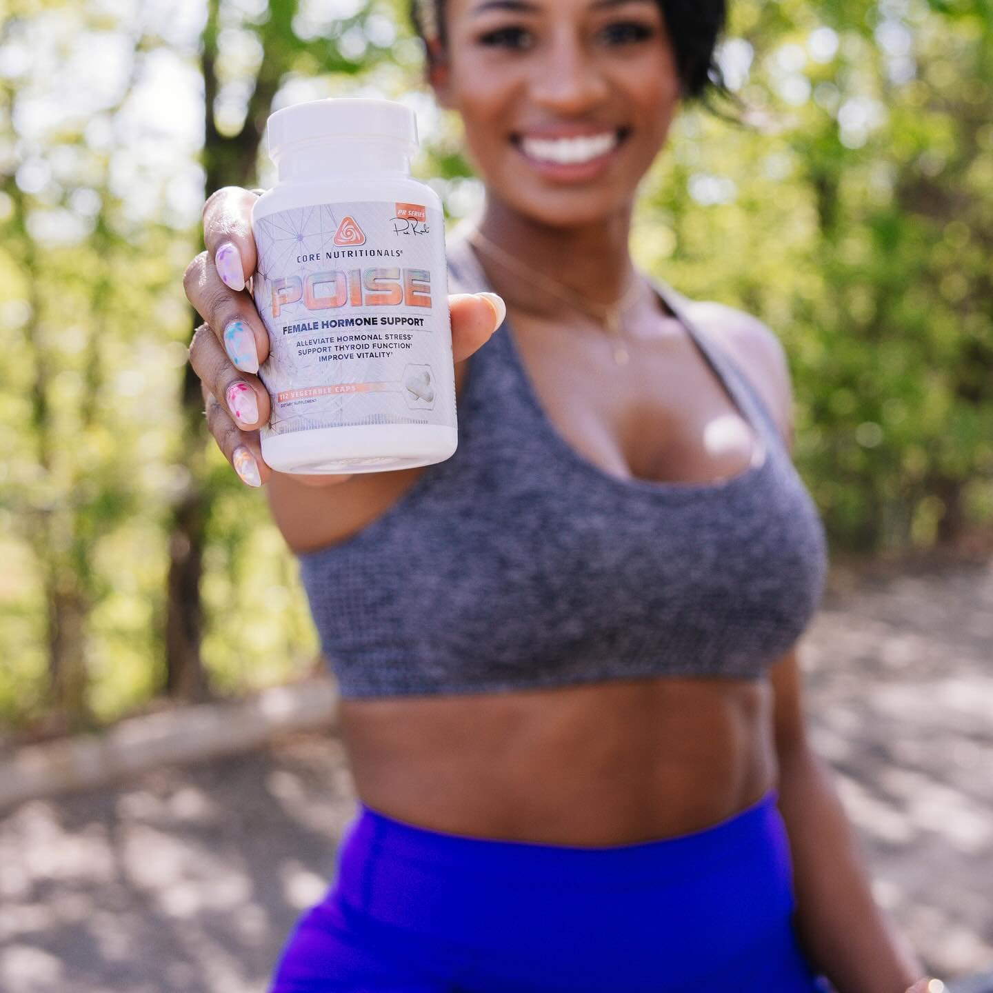 Core Nutritionals Poise Female Hormone Support | Thyroid Hormone Balance & Menstrual Support | with Magnesium & Iodine | Antioxidant Rich | 112 Vegetable Capsules Core Nutritionals buy supplements canada