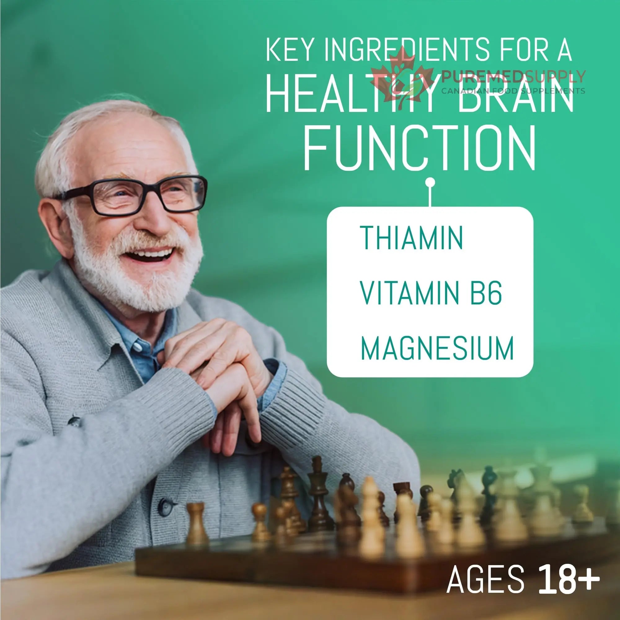 Fitina Brain Supplements for Memory and Focus with Vitamin B6 & Thiamine — High-Dose B Vitamins Nervous System and Cognitive Health Support, Daily Supplement Formula for Adults, 60 Tablets (3-Pack) Fitina buy supplements canada