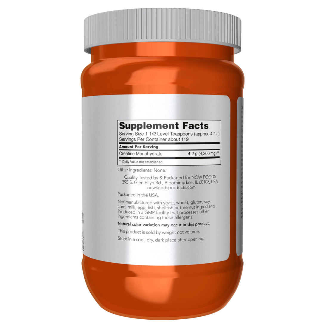 NOW Foods Sports Nutrition, Micronized Creatine Powder 500 g, Mass Building*/Energy Production*, 1.1-Pound NOW Foods buy supplements canada