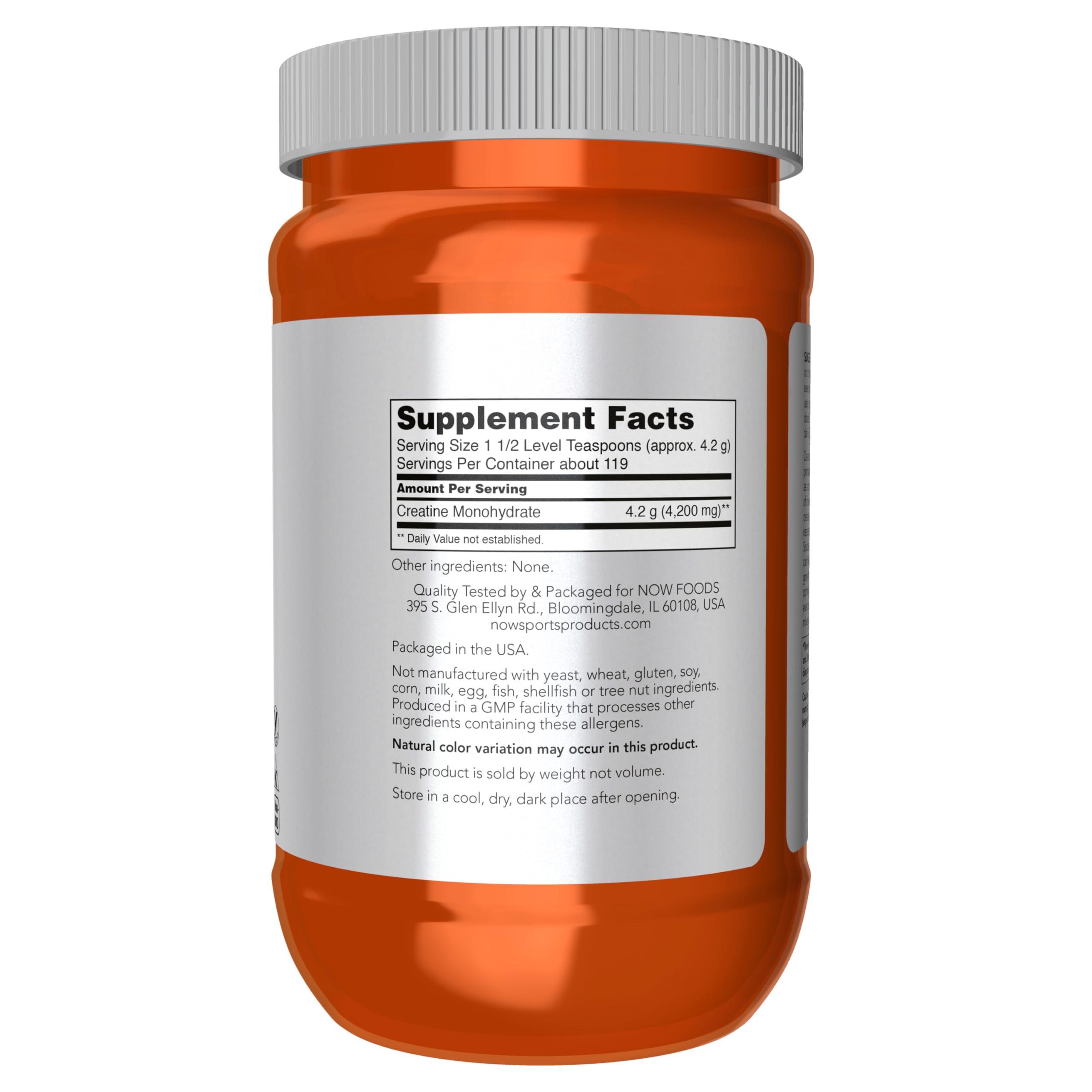 NOW Foods Sports Nutrition, Micronized Creatine Powder 500 g, Mass Building*/Energy Production*, 1.1-Pound NOW Foods buy supplements canada