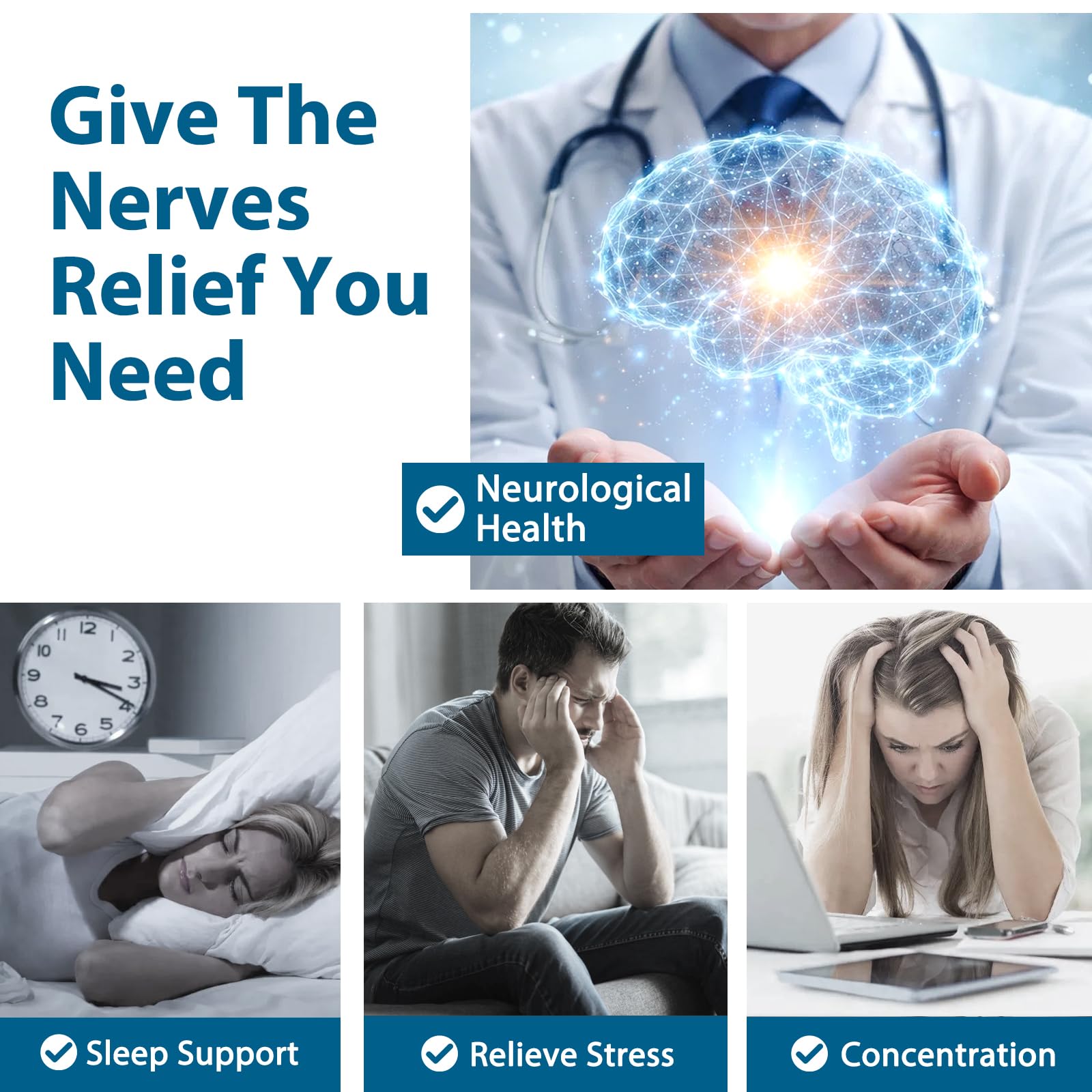 DQQI Migraine Relief Supplement | 120 Capsules Liposomal Neurological Health Formula with Magnesium Glycinate, Riboflavin (Vitamin B2) & Feverfew | Daily Brain Function DQQI buy supplements canada