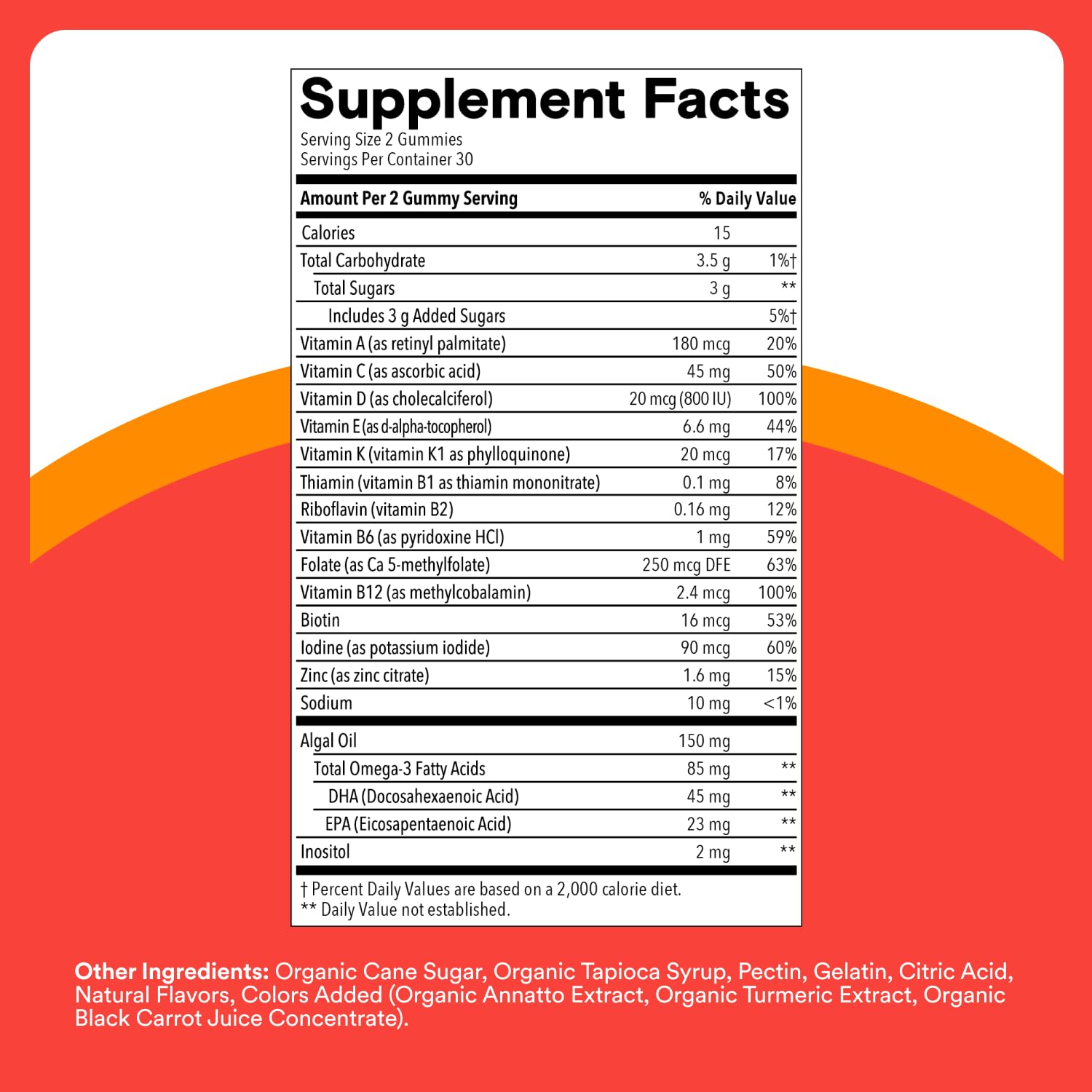 SmartyPants Kids Multivitamin Gummies - Improved Formula: Omega 3 (DHA/EPA), Vitamins D3, C, B12, B6, Vitamin A, K & Zinc SmartyPants buy supplements canada