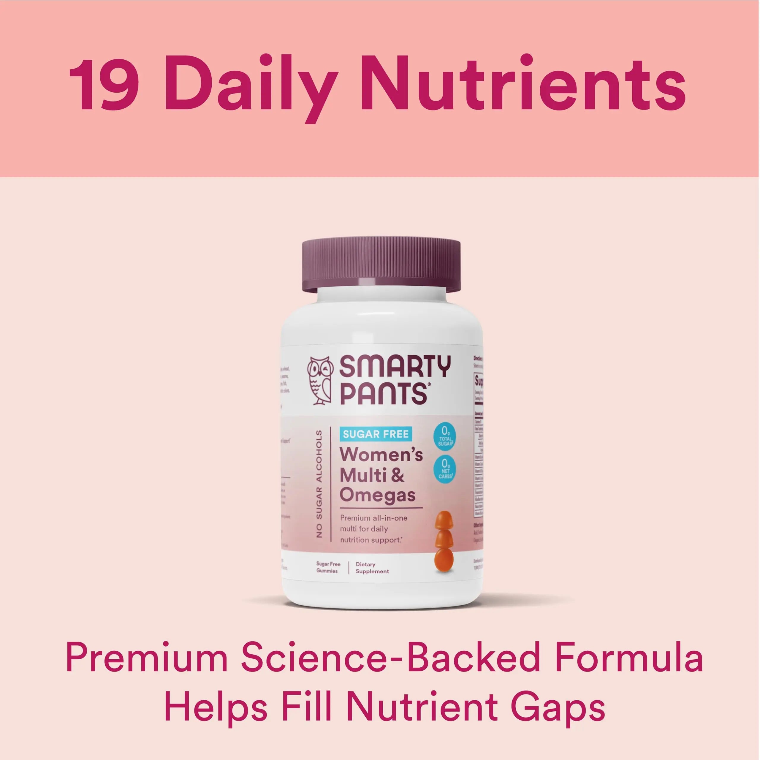 SmartyPants Kids Multivitamin Gummies 120 Count and Women's Multivitamin Gummies 60 Count Bundle SmartyPants buy supplements canada