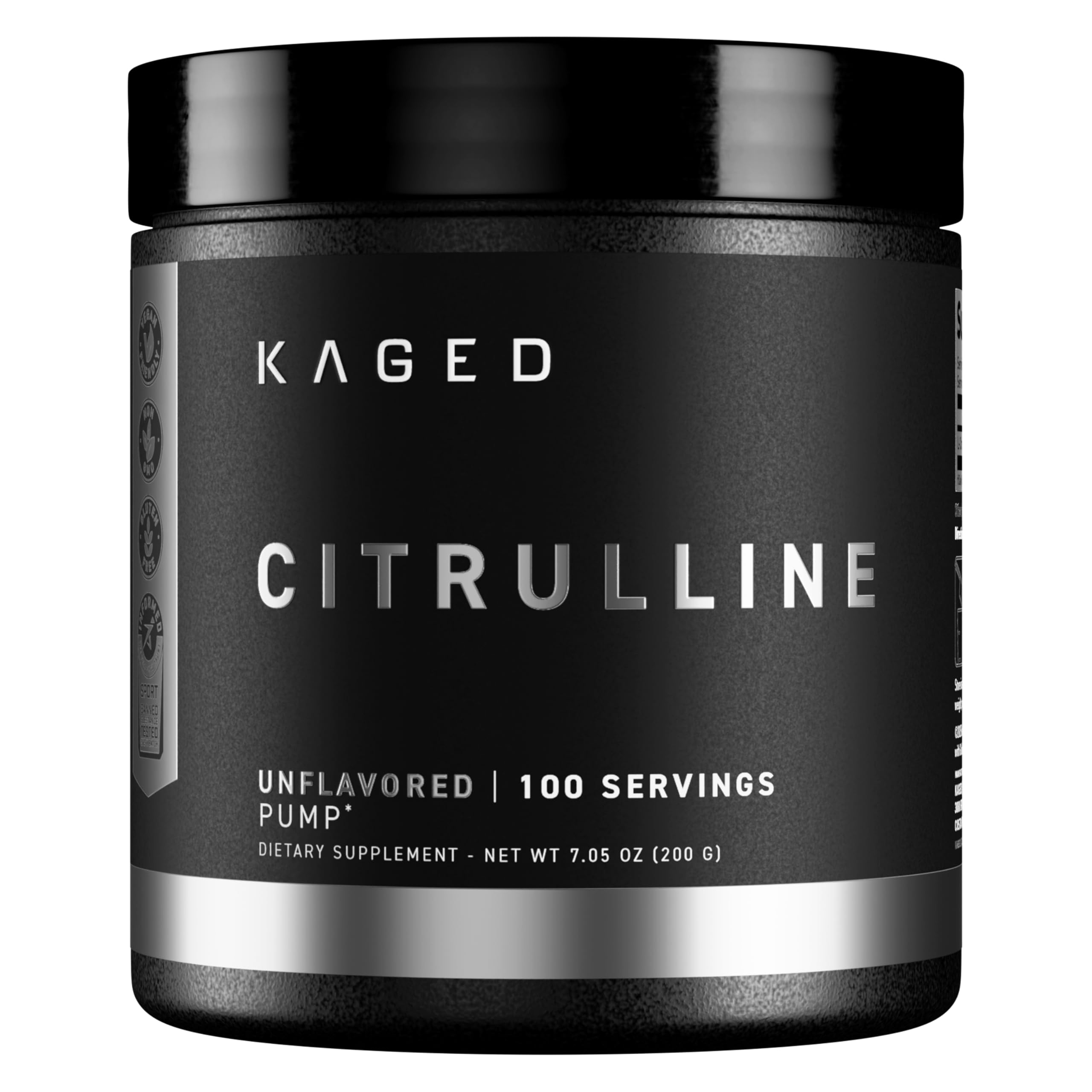 Kaged L-Citrulline Powder | Unflavored | Enhanced Pumps | Improve Muscle Vascularity | Nitric Oxide Booster | Supplements for Men & Women | 100 Servings Kaged buy supplements canada