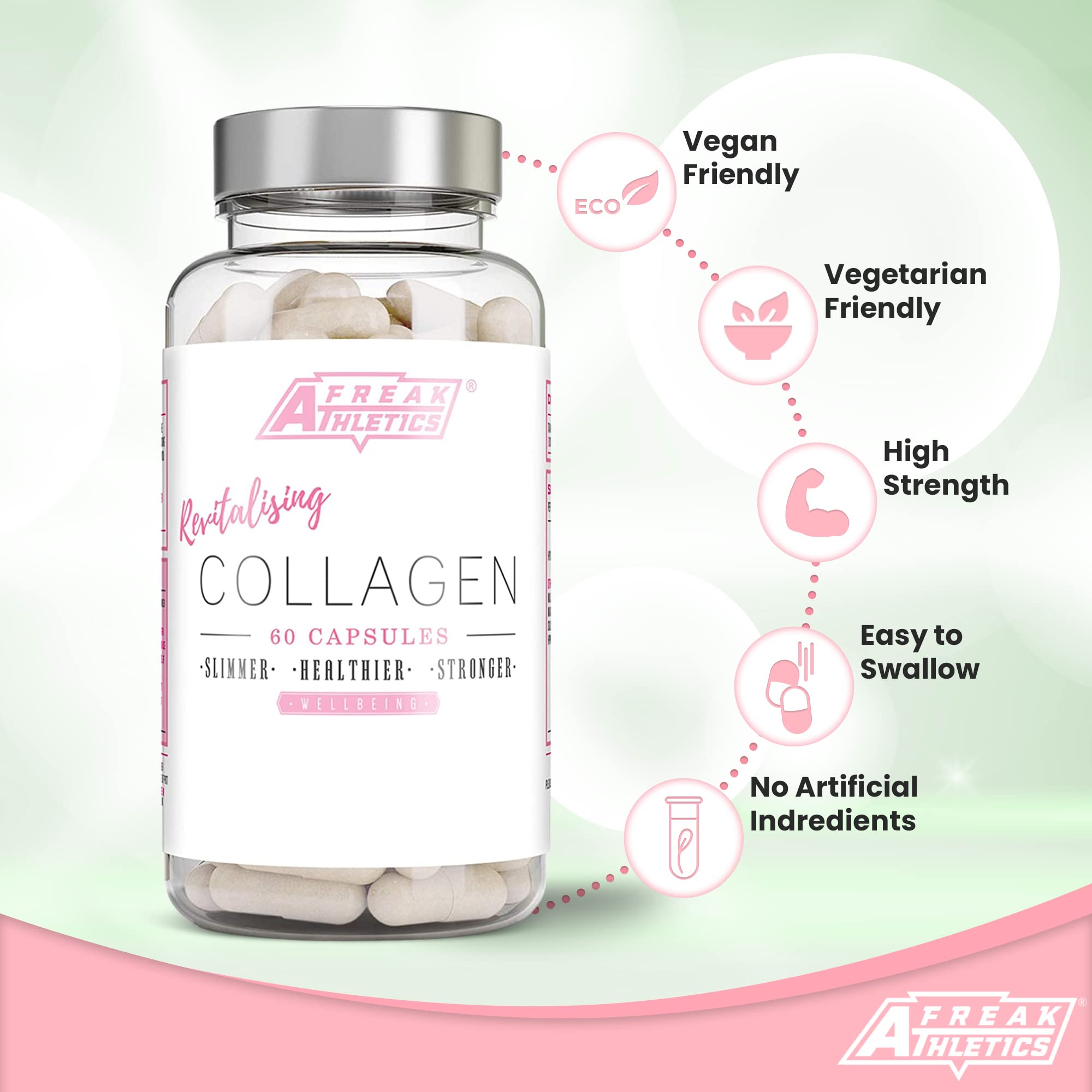Collagen Supplements for Women - Marine Collagen Capsules - High Strength Skin, Hair Freak Athletics buy supplements canada