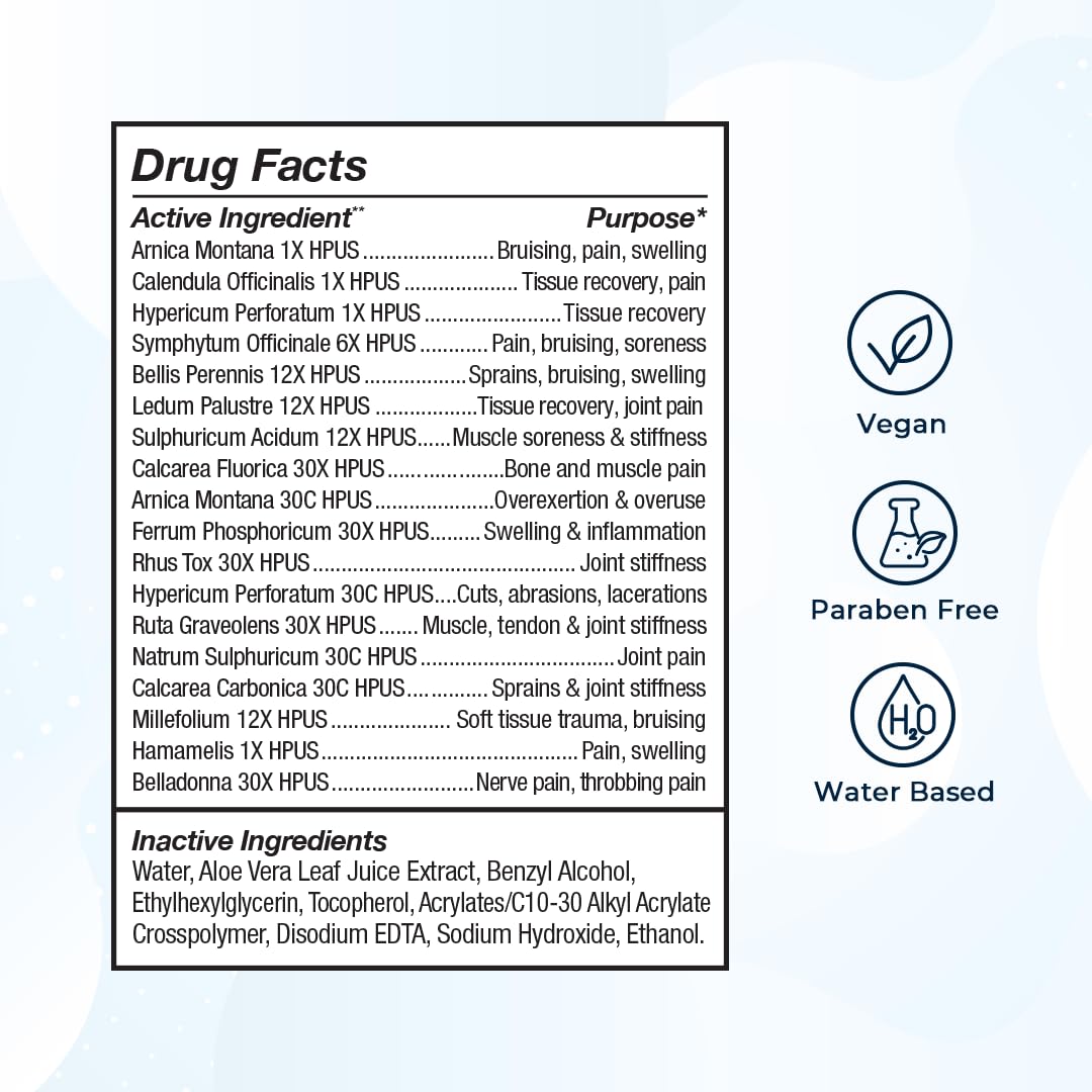 VitaMedica Arnica Gel Plus 15 Healing Plant Compounds, Extra Strength Formula for Bruising, All-Natural Plant-Based Topical Gel VitaMedica buy supplements canada