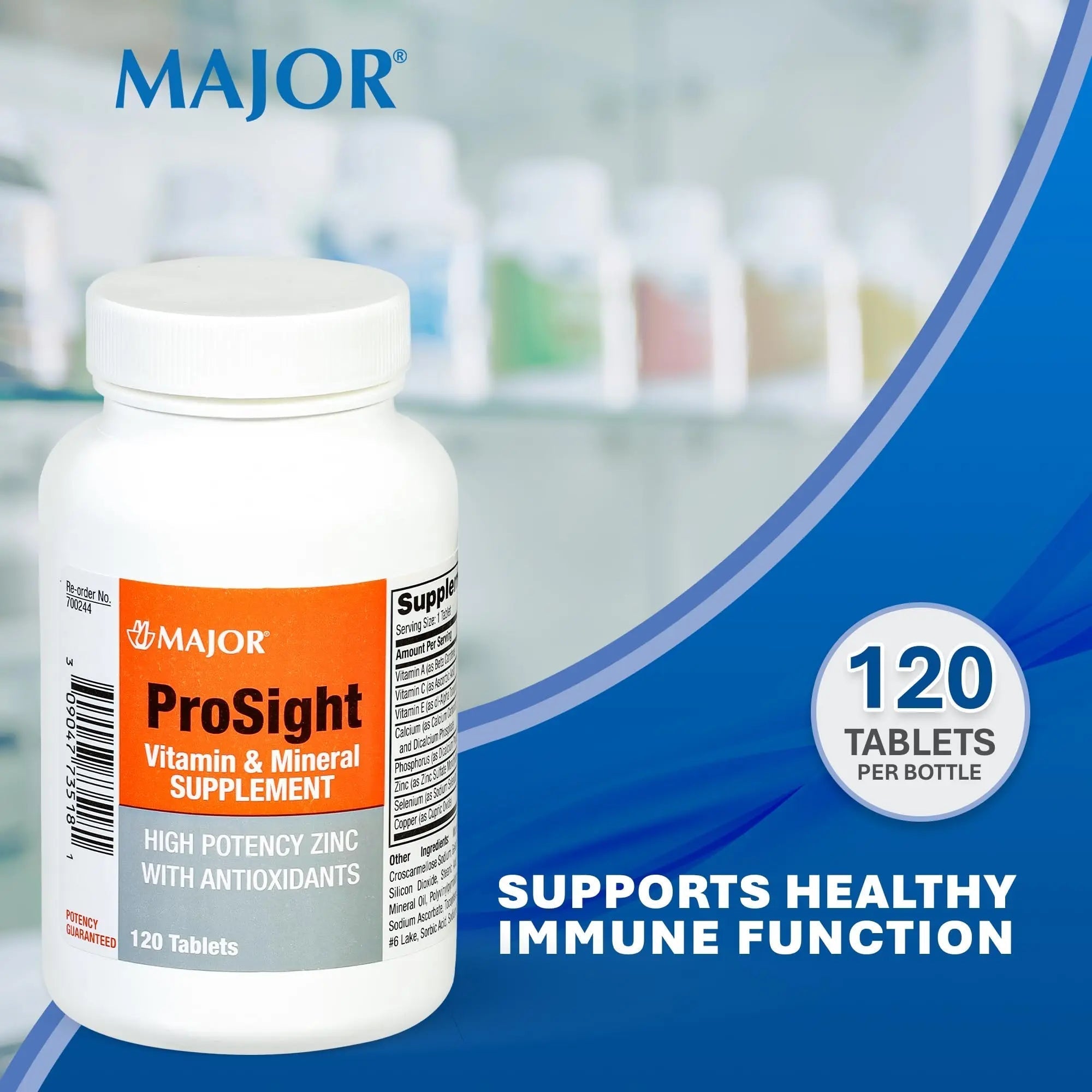MAJOR ProSight Vitamin and Mineral Supplement - Daily Multivitamin for Women and Men with High Potency Zinc MAJOR buy supplements canada