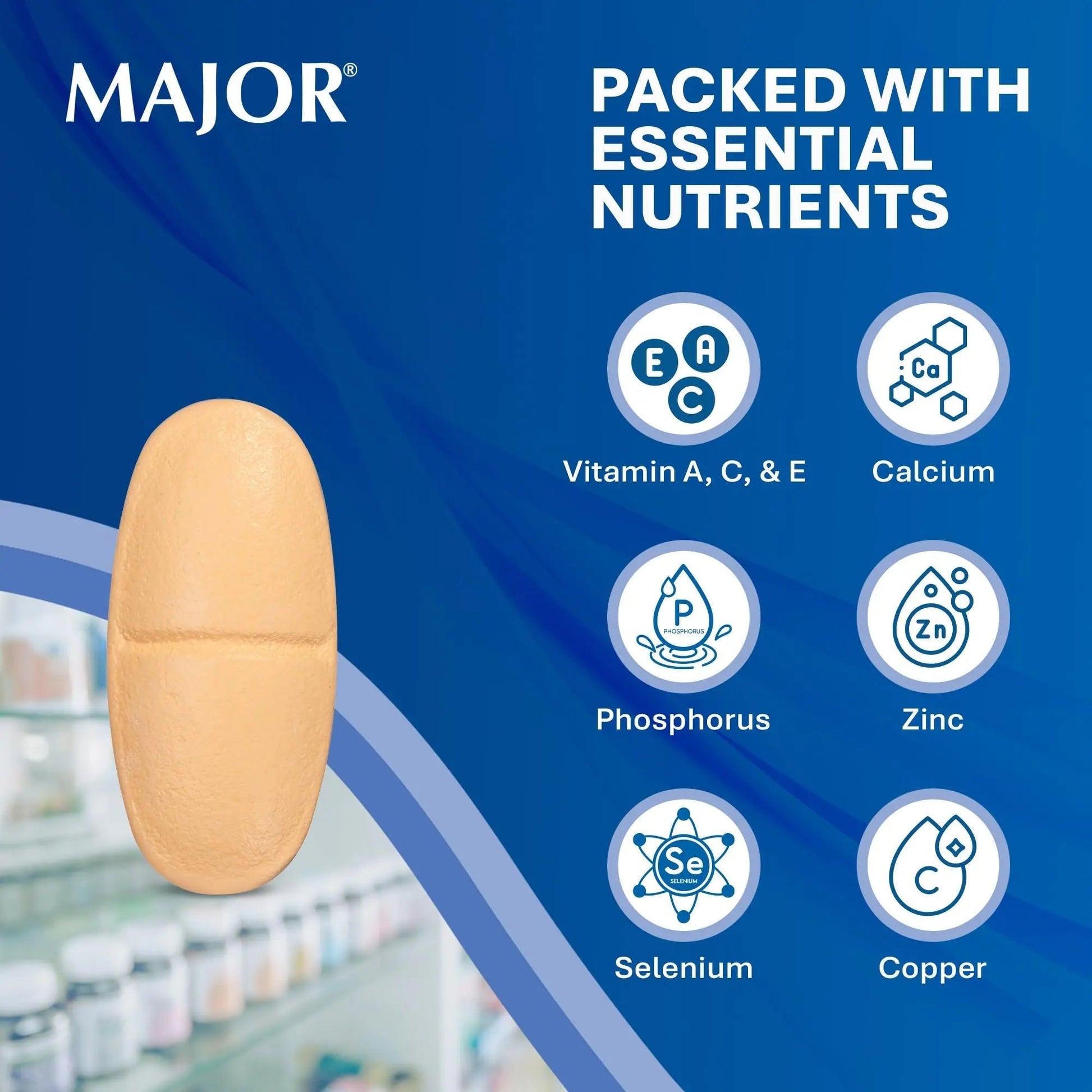 MAJOR ProSight Vitamin and Mineral Supplement - Daily Multivitamin for Women and Men with High Potency Zinc MAJOR buy supplements canada