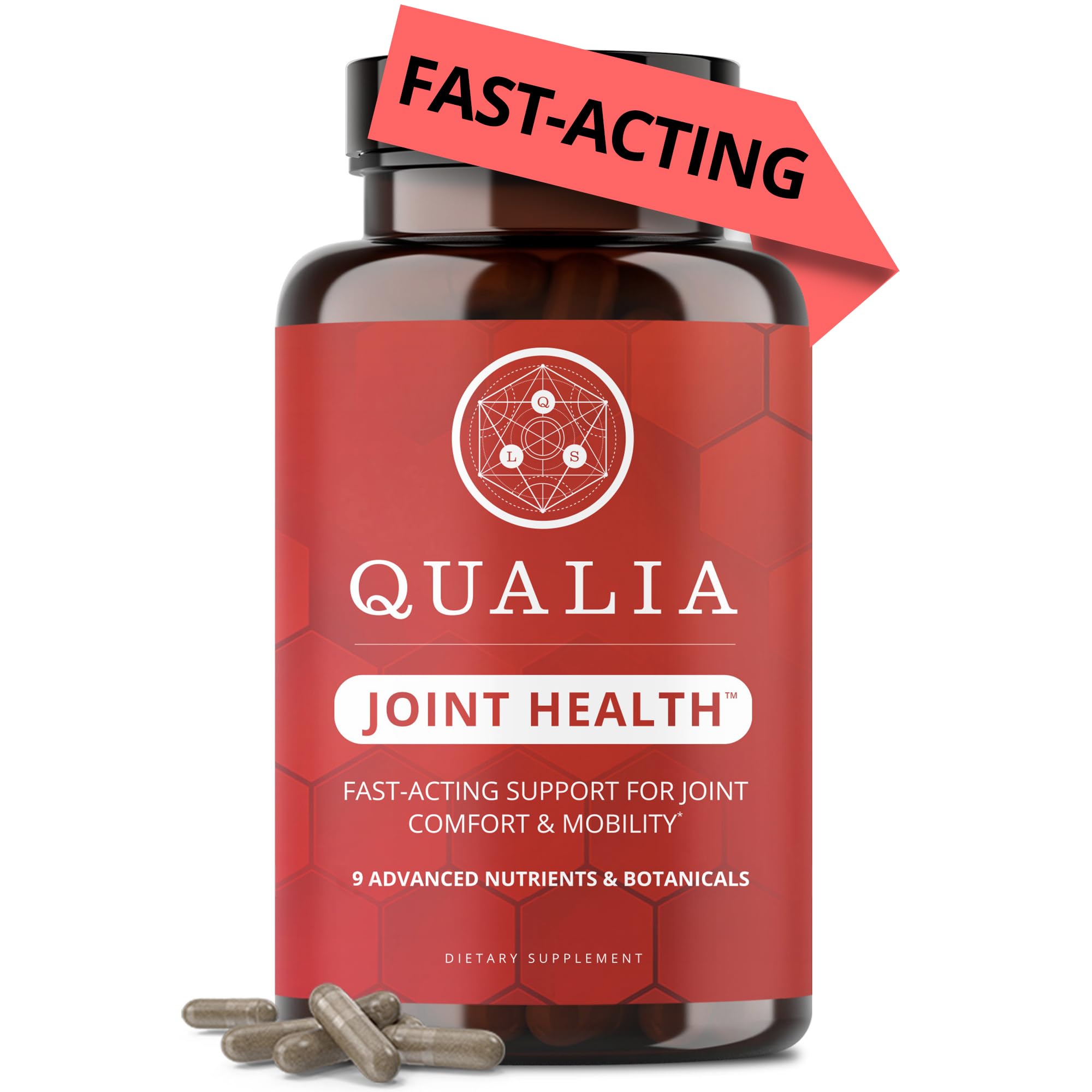 Qualia Joint Health 9 Advanced Joint Health nutrients: denatured Collagen, boswellia, tumeric, Boron, Ginger, L-carnitine. Cartilage Health, Tendon Strength, Healthy Joint Aging (1 Month Supply) QUALIA LIFE SCIENCES buy supplements canada