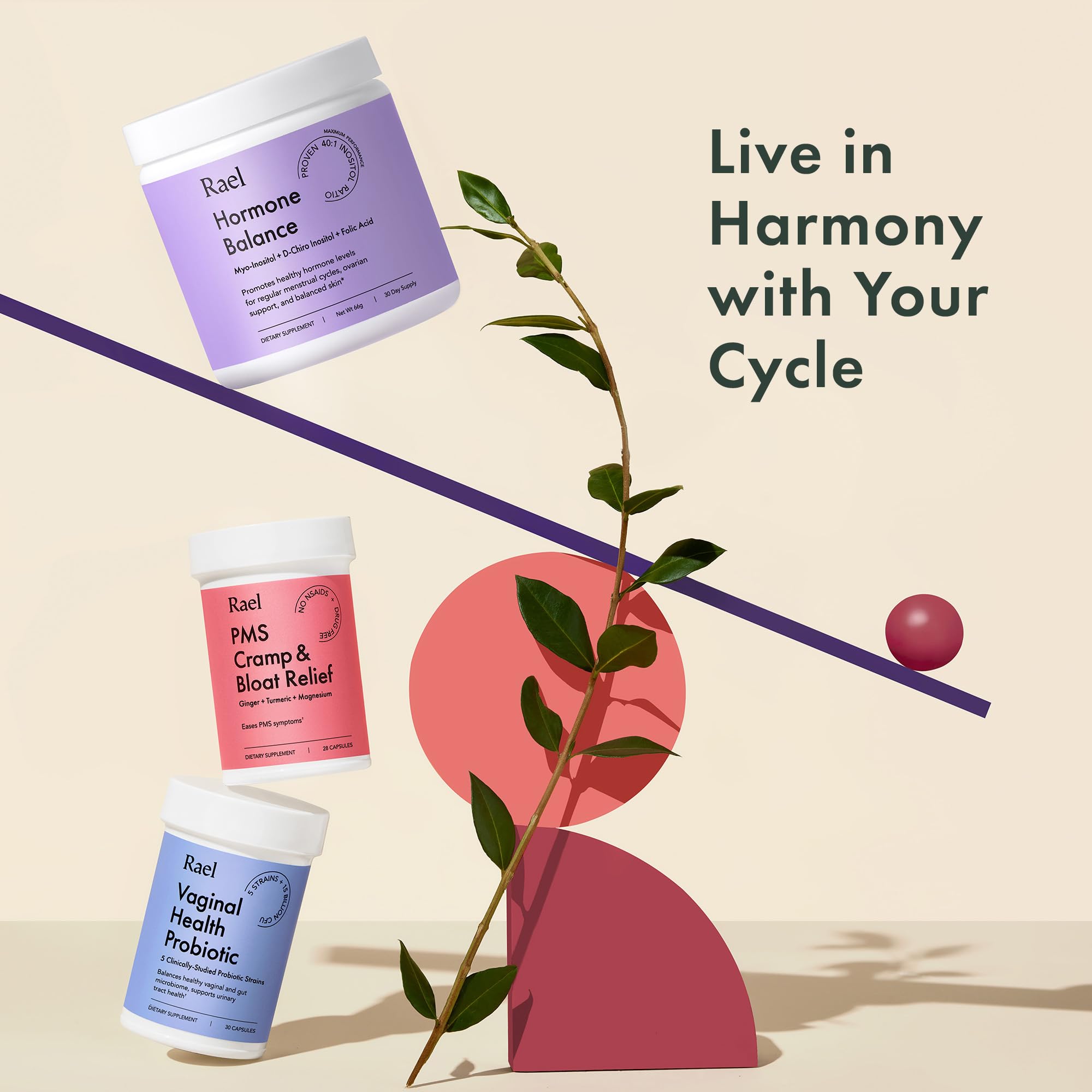 Rael Probiotics for Women - Supplements, Digestive Enzymes, Prebiotics, pH Balance, Vaginal Odor & Flora Rael buy supplements canada