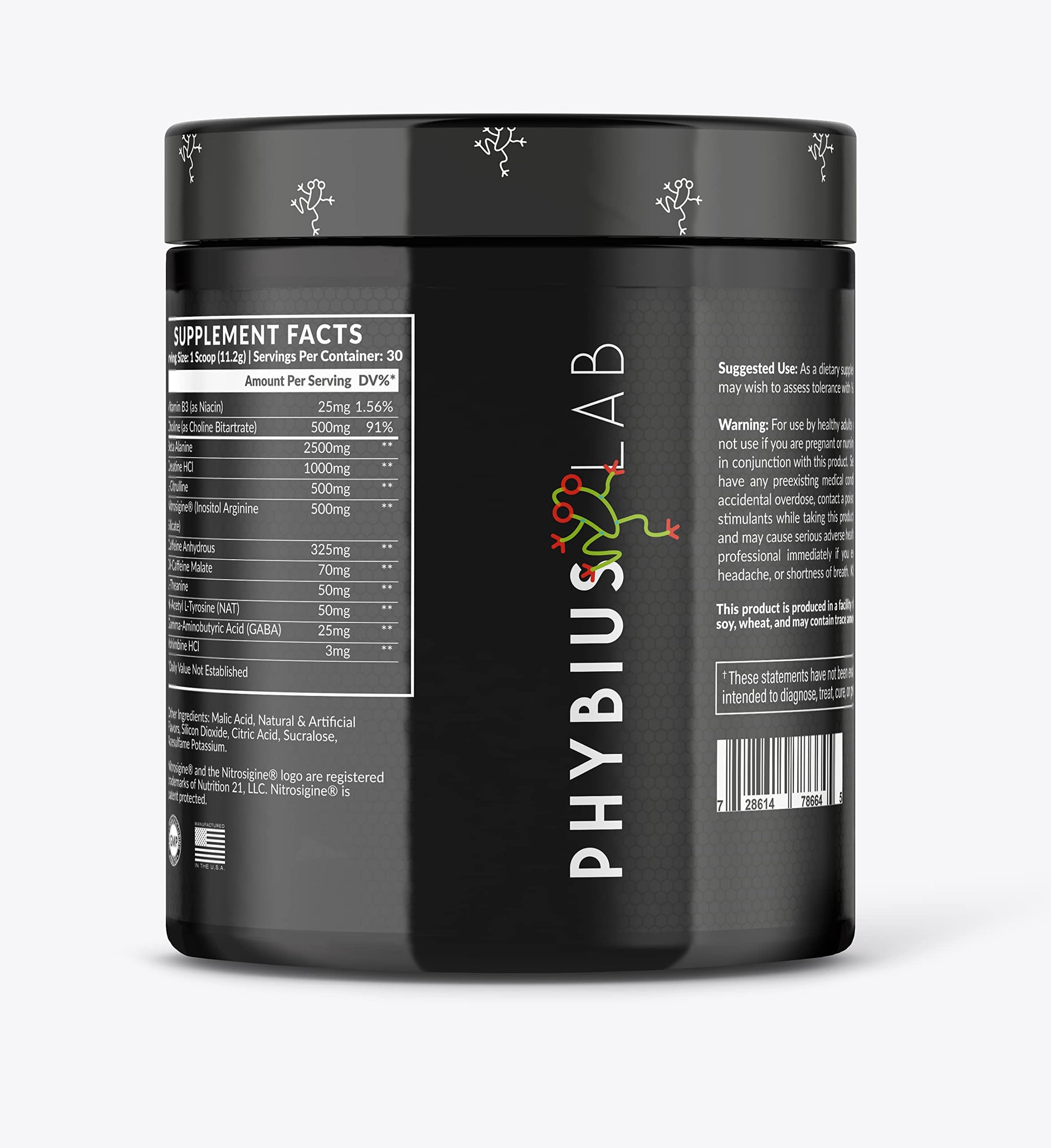 PHYBIUS Lab AM Pre-Workout (Sour Watermelon) Focus, Strength, Powder, 30 Servings PHYBIUS Lab buy supplements canada
