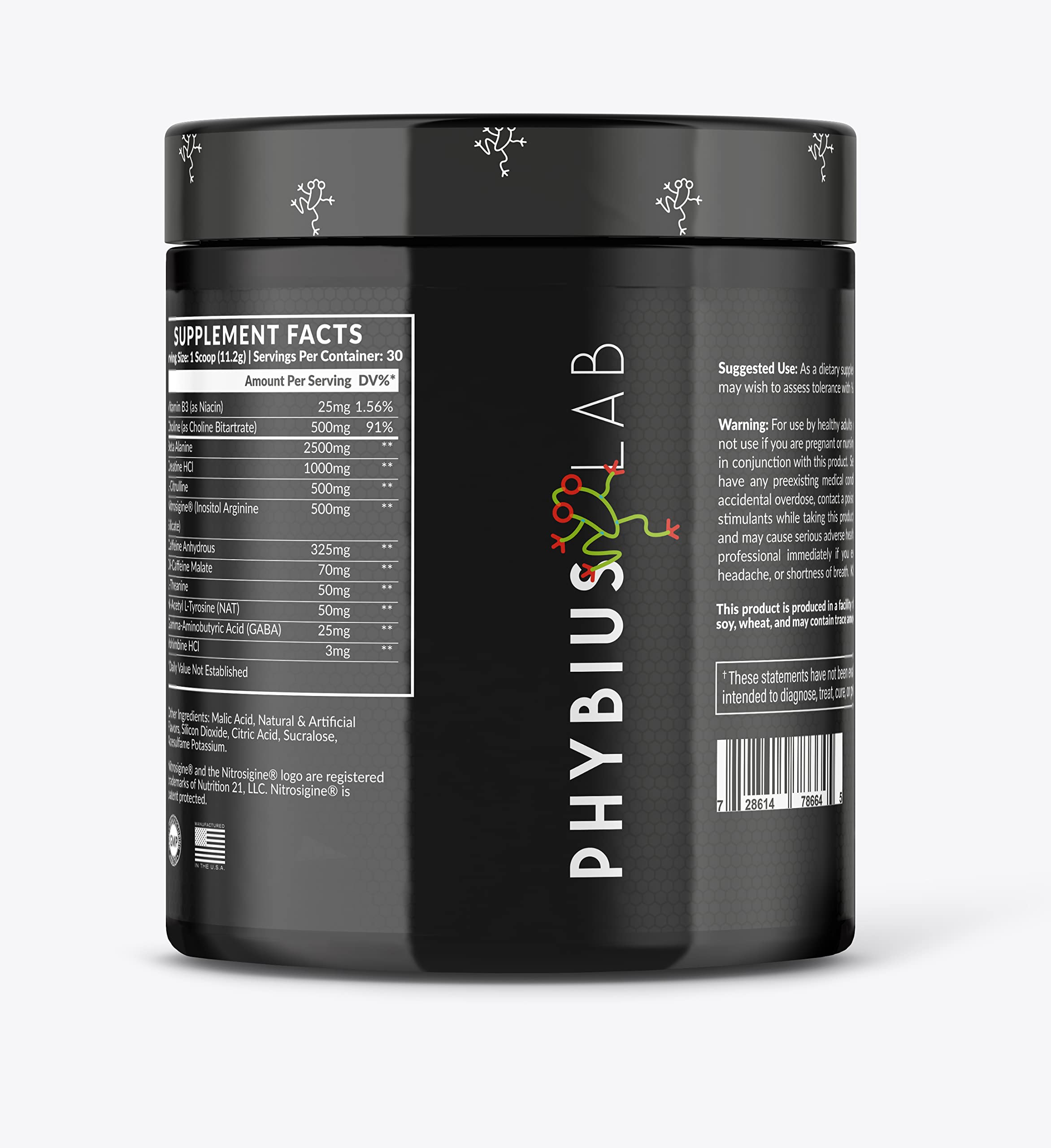 PHYBIUS Lab AM Pre-Workout (Sour Watermelon) Focus, Strength, Powder, 30 Servings PHYBIUS Lab buy supplements canada