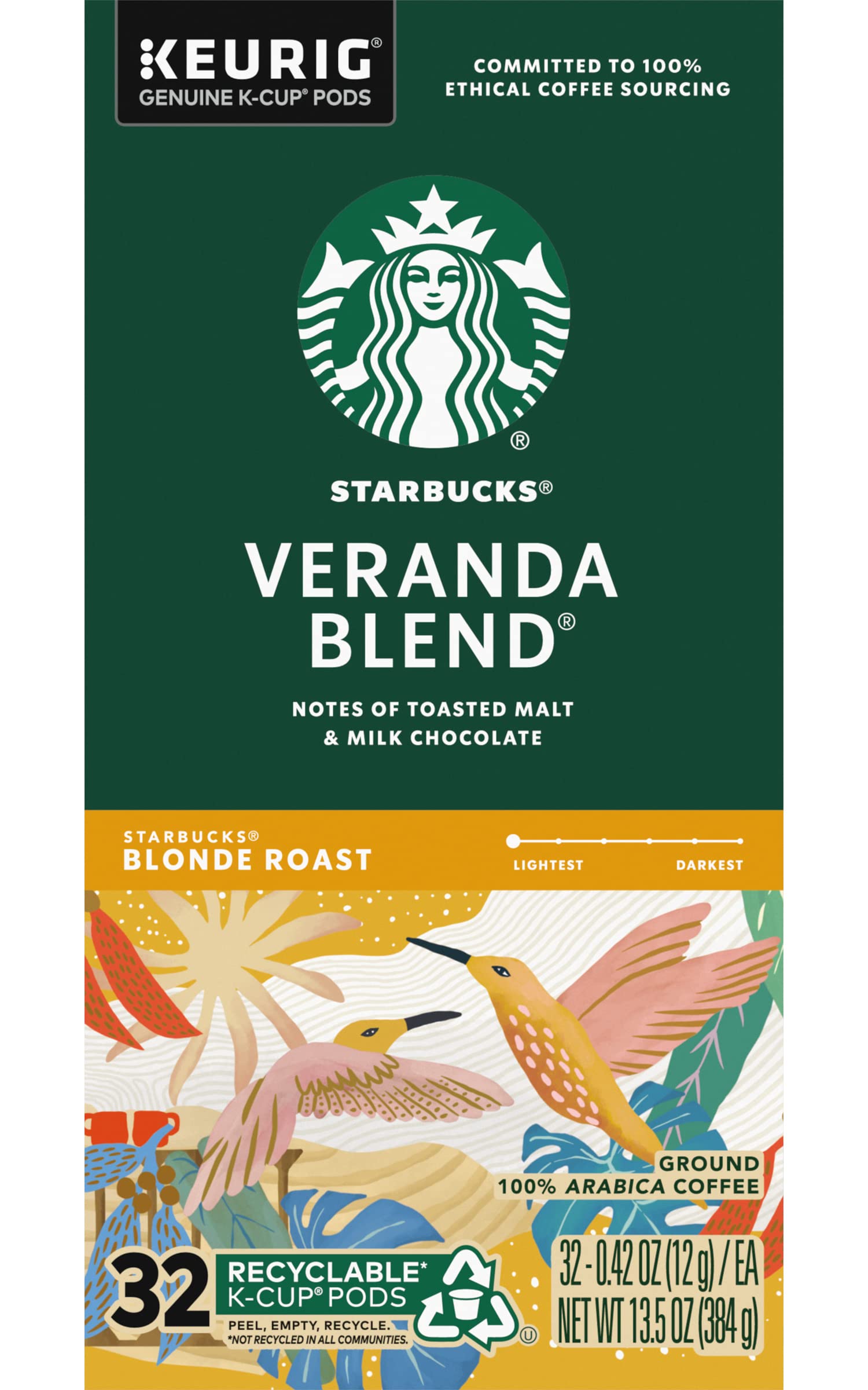 Starbucks Veranda Blend Coffee K-Cups,4/24 Pack-96 K-Cups Starbucks buy supplements canada