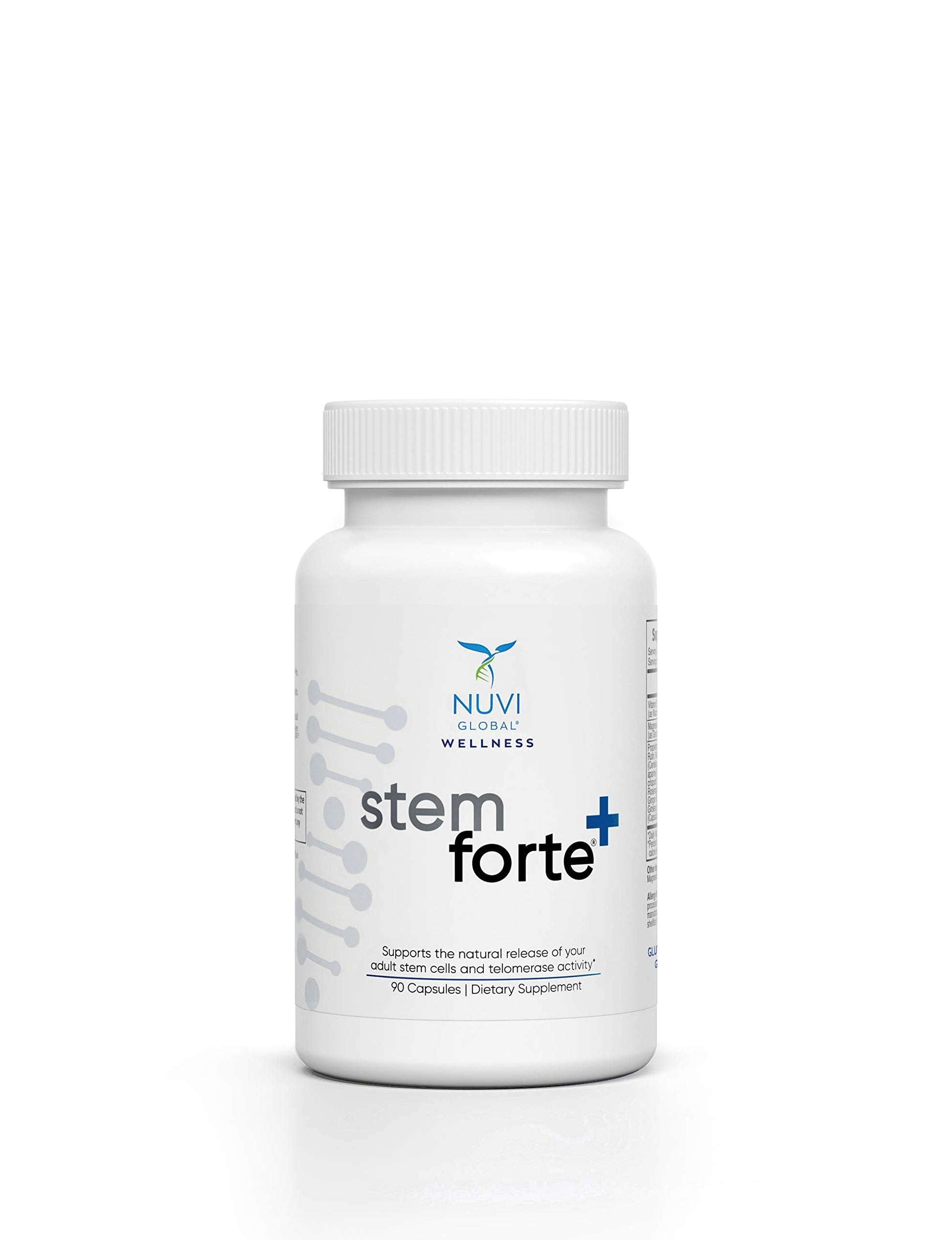 NuVi Global Stemforte Plus Stem Cell and Telomere Supplements – Cell Regeneration, Cell Growth & Telomere Support for Healthy Aging & Cellular Health – 90 Capsules for Men & Women NuVi Global buy supplements canada