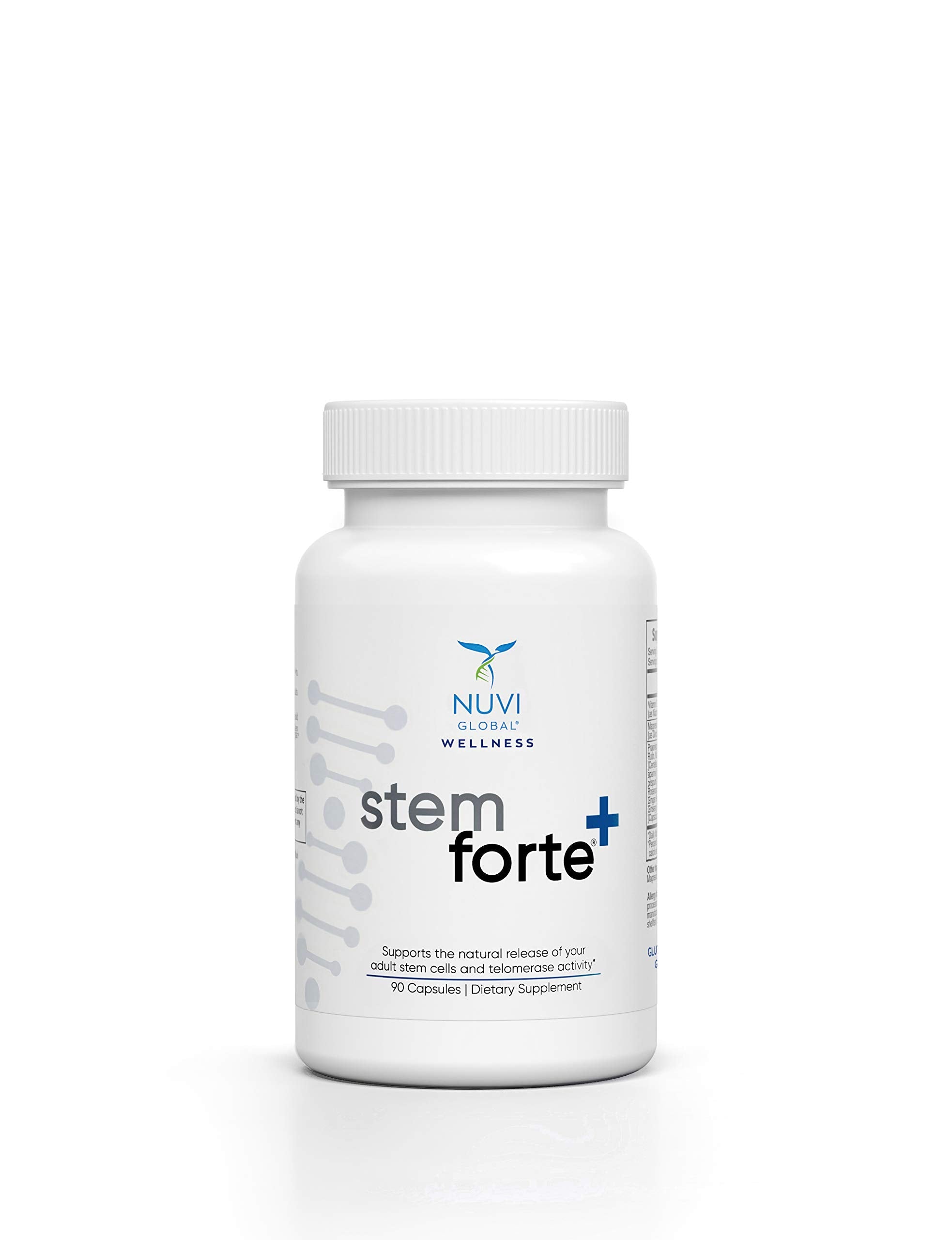 NuVi Global Stemforte Plus Stem Cell and Telomere Supplements – Cell Regeneration, Cell Growth & Telomere Support for Healthy Aging & Cellular Health – 90 Capsules for Men & Women NuVi Global buy supplements canada