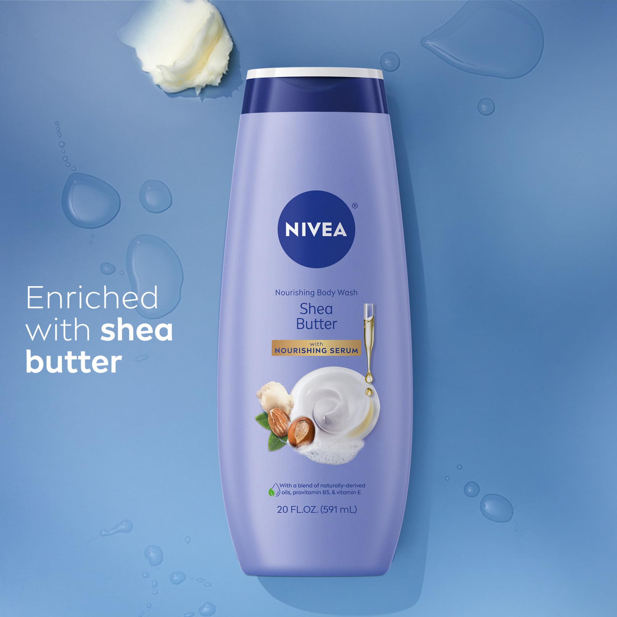 NIVEA Nourishing Shea Butter Body Wash with Nourishing Serum, Moisturizing Body Wash for Women NIVEA buy supplements canada