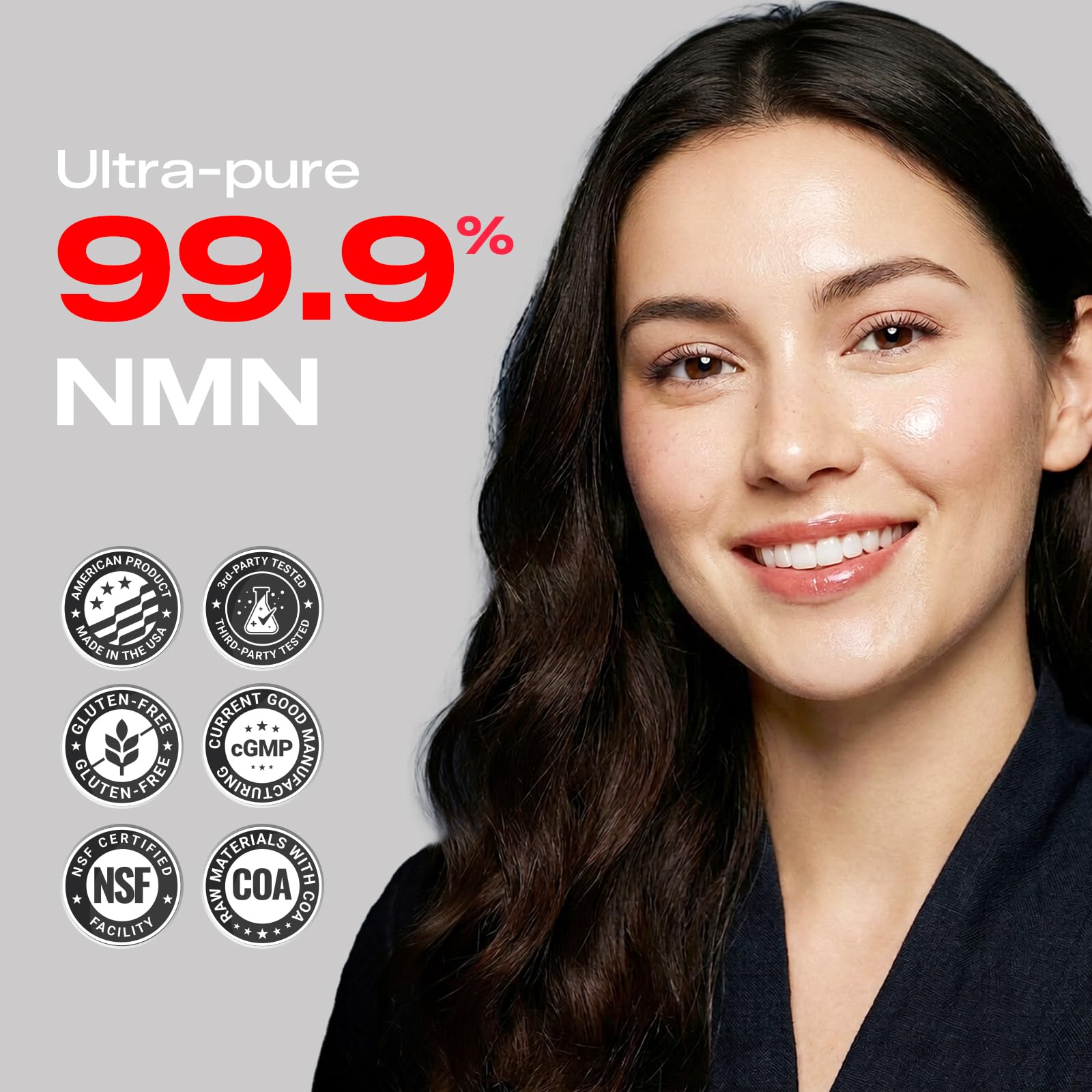 PEPAX NMN Supplement 500mg - 99% Pure NMN Supplement Capsules for Increased NAD Levels & Healthy Aging - Third Party Tested Stabilized Capsules, cGMP Certified, 90 Liposomal NMN (45 Servings) PEPAX buy supplements canada