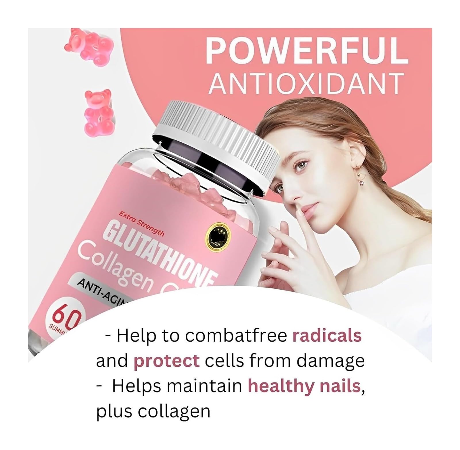 Glutathione Collagen Gummies, Glutathione Collagen Glow Gummies for Skin Care ECLAYA buy supplements canada