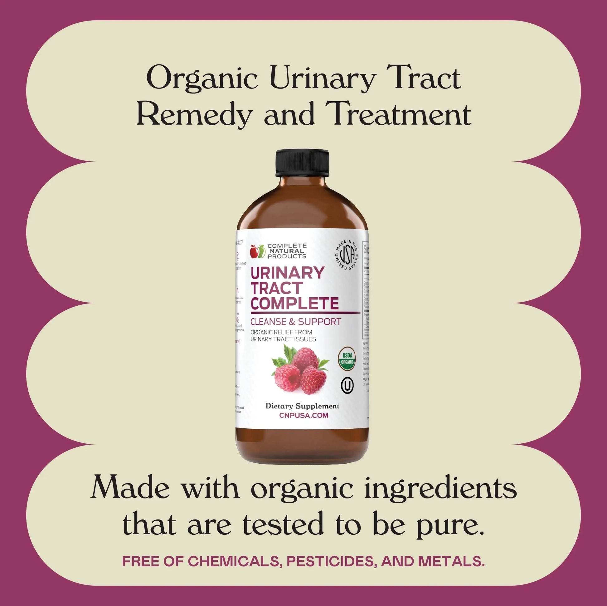 Complete Natural Products Urinary Tract Complete 8oz - Liquid Supplement for a Urinary Tract Cleanse, Defense, Health, and Treatment with Organic Cranberry & Organic D-Mannose Complete Natural Products buy supplements canada
