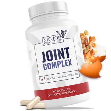 NATION HEALTH MD Joint Complex - Joint & Cartilage Health - Joint Support Supplement with Calcium, NEM Eggshell Membrane, Boswellia Serrata - Knee Supplements for Men & Women, 60 Capsules NATION HEALTH MD buy supplements canada