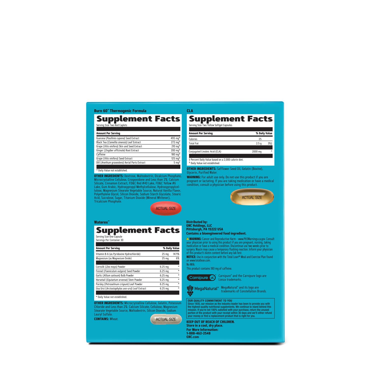 GNC Total Lean Total Lean Burn & Define VitaPak - 30 Vitapaks GNC buy supplements canada