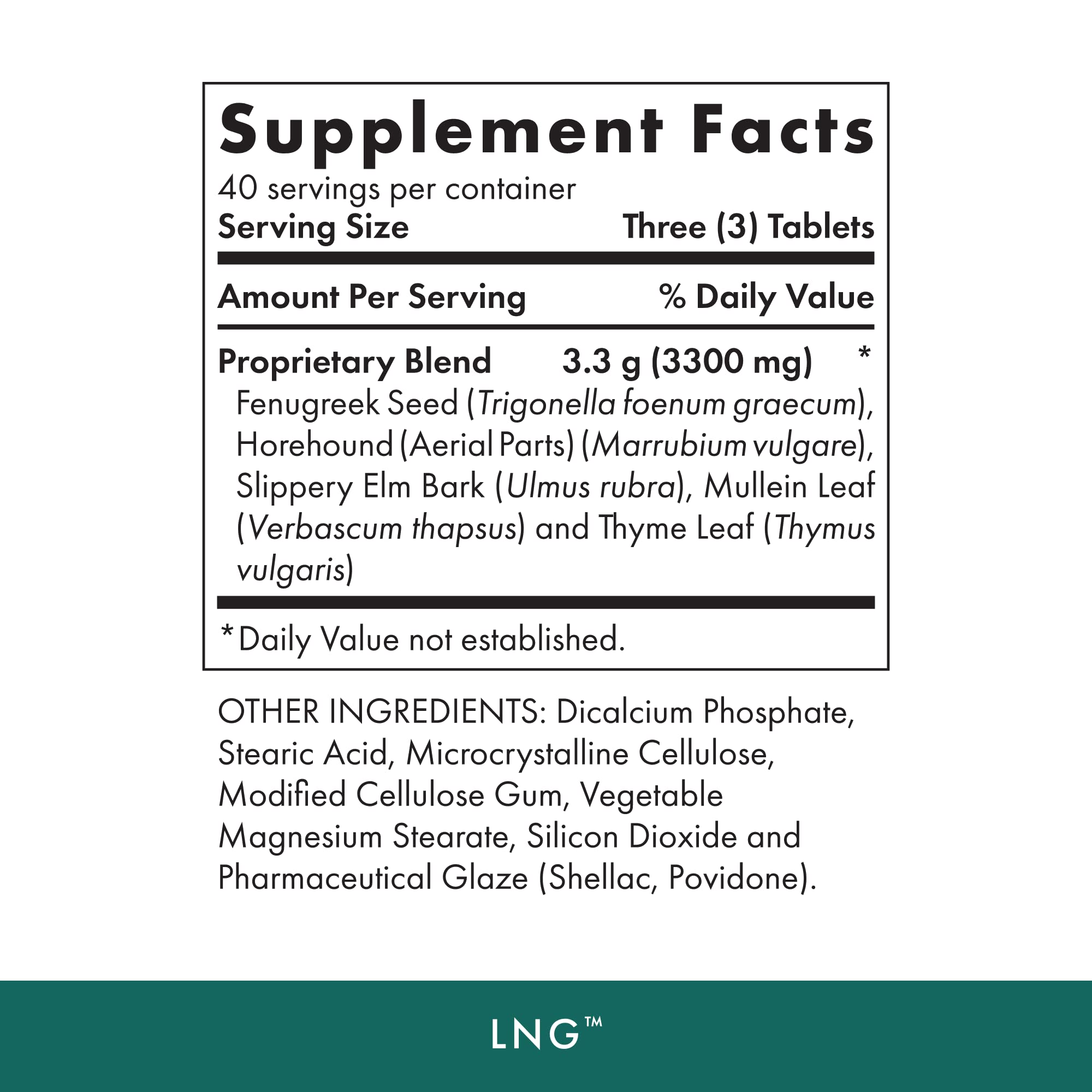 Michael's Health Naturopathic Programs LNG - 120 Vegetarian Tablets - Herbs for Lung and Respiratory Support - Kosher - 40 Servings MICHAEL'S buy supplements canada