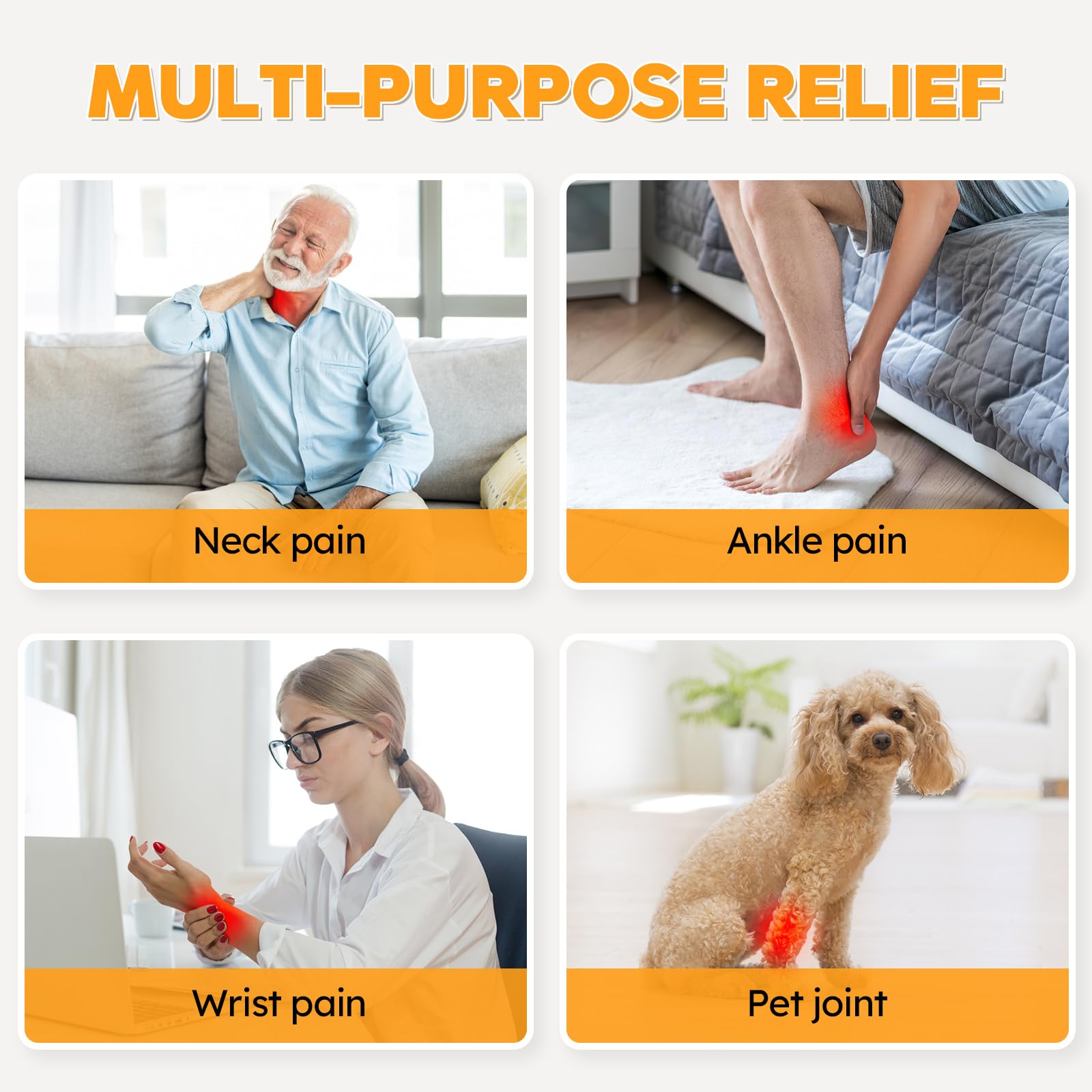 Doinart Red Light Therapy Belt for Neck, Portable Near Infrared Light Therapy for Face Doinart buy supplements canada