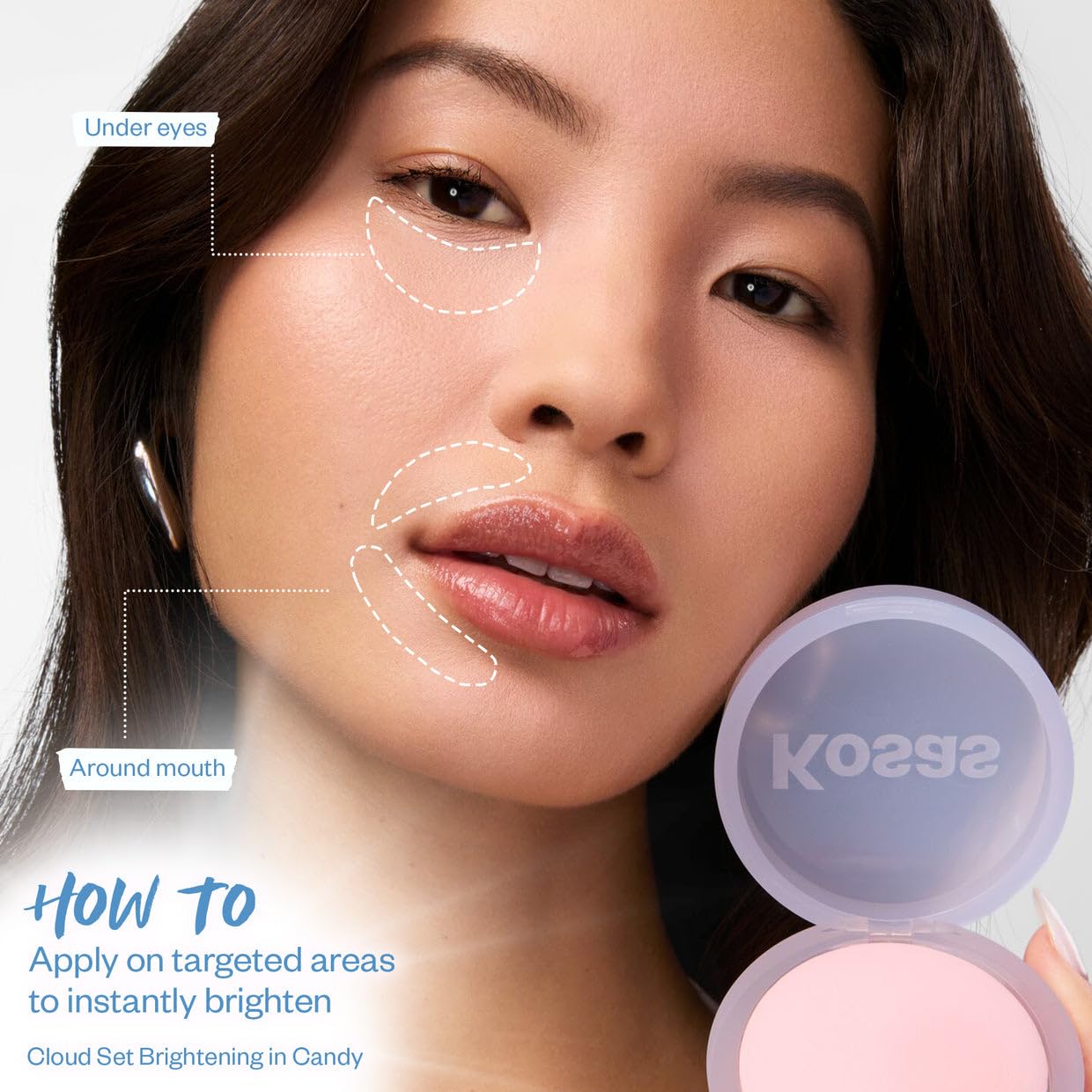 Kosas Cloud Set Brightening Baked Powder – Under Eye Setting Powder, Talc-Free Soft Focus Finish, Candy Kosas buy supplements canada